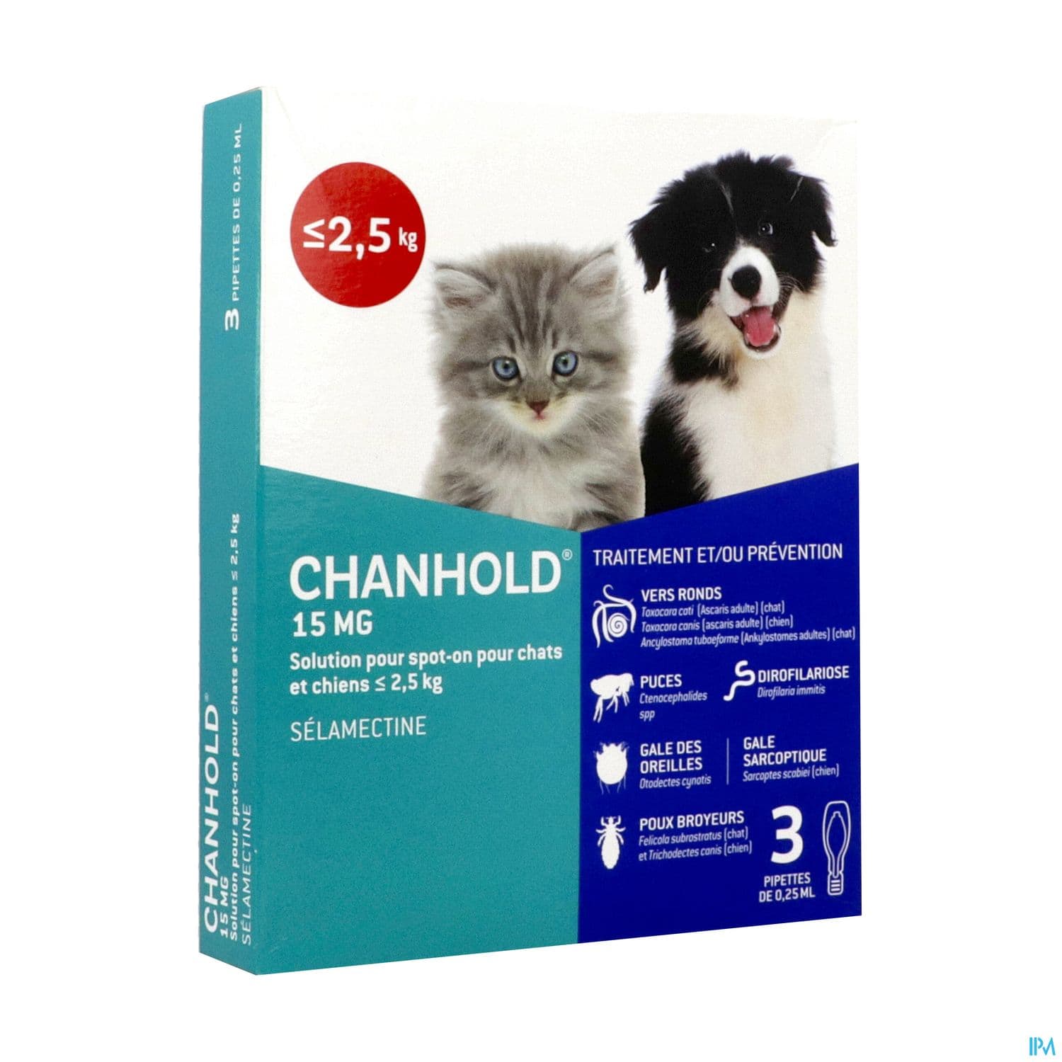 CHANHOLD 15MG CHATON CHIEN PIP 3