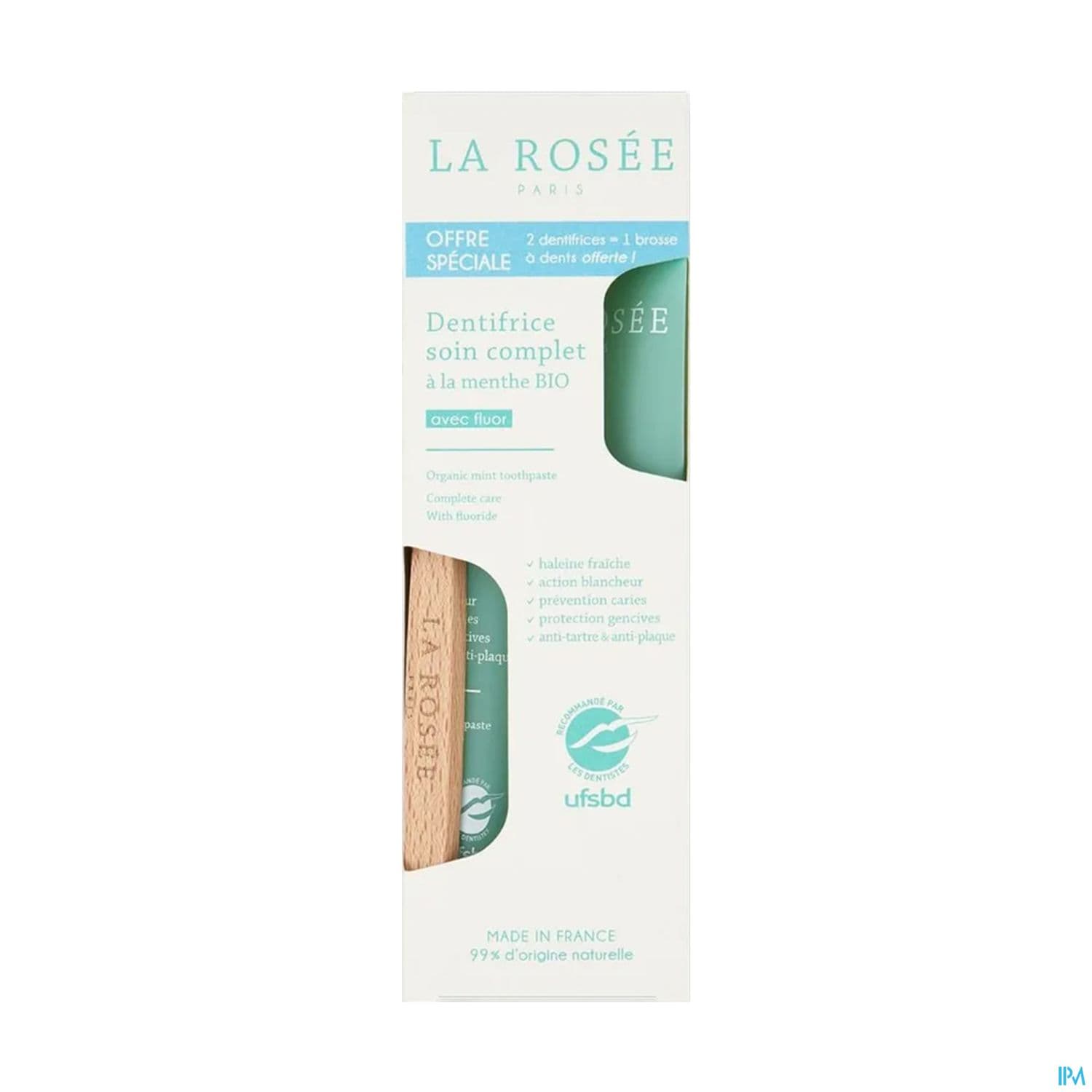 LA ROSEE KIT DENTIFRICE+BROSS DENT — Pharmacie Juin