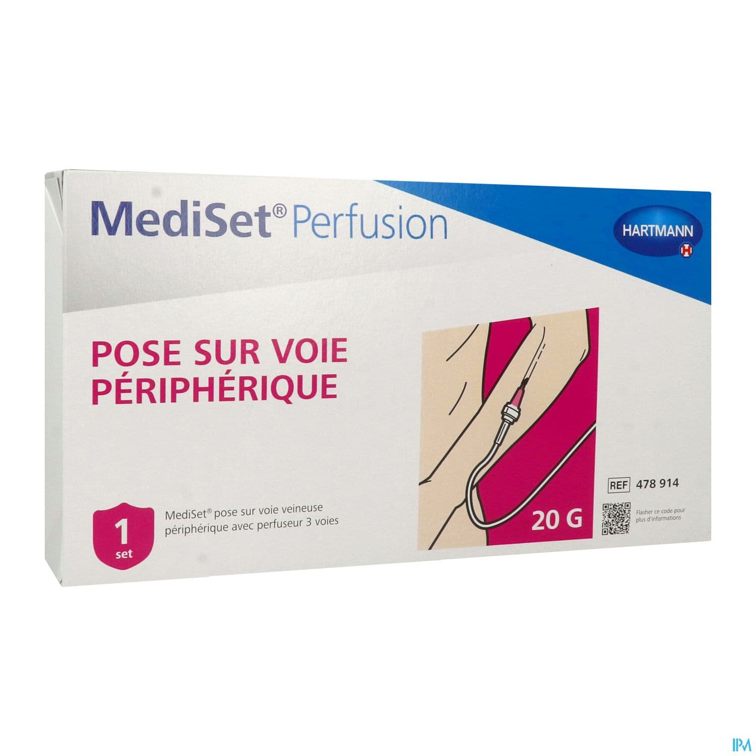 Hartmann Mediset Perfusion Set De Pose De Perfusion Sur Voie Veineuse Peripherique Perfuseur 3voies