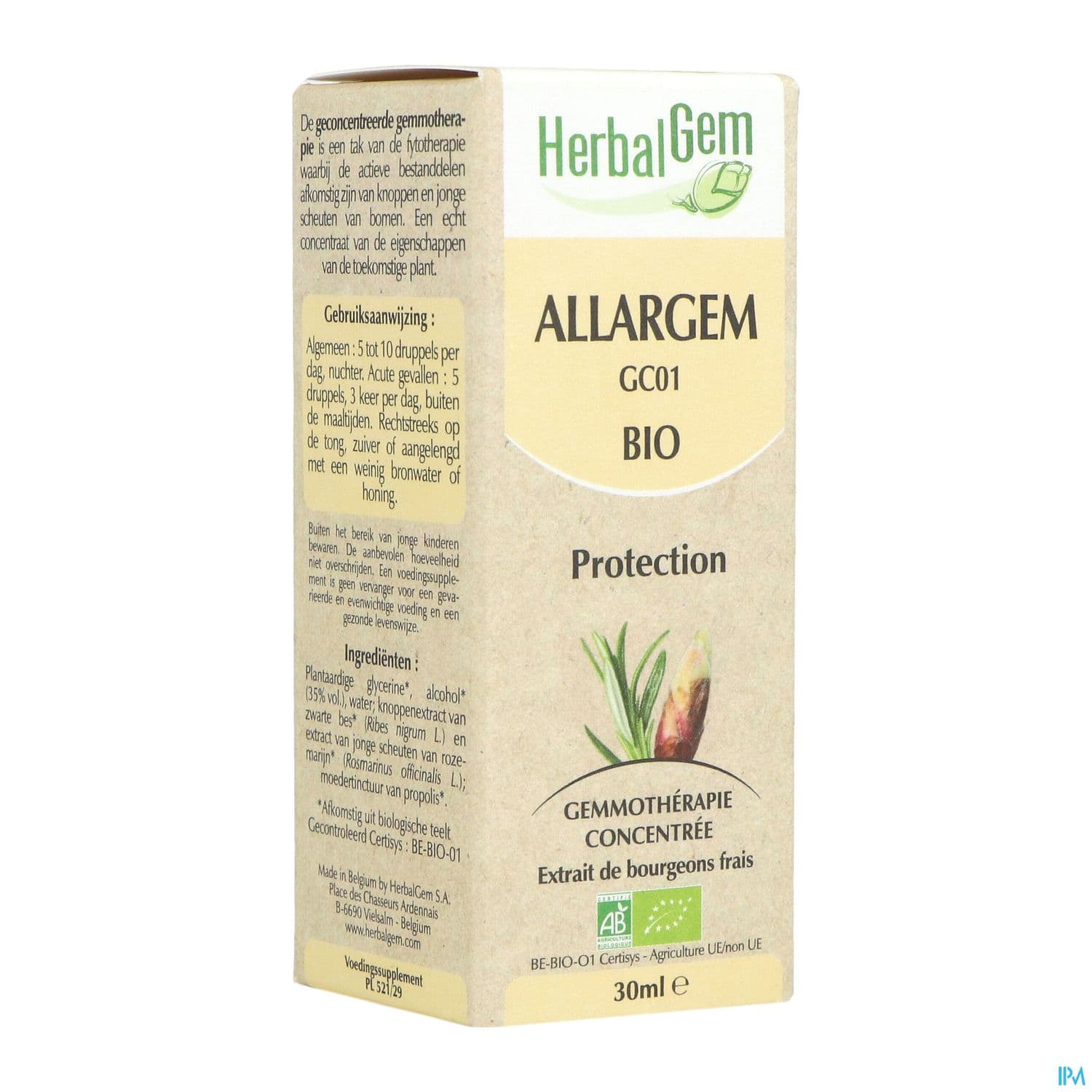 Herbalgem Allargem Gc01 Protection Bio 30ml