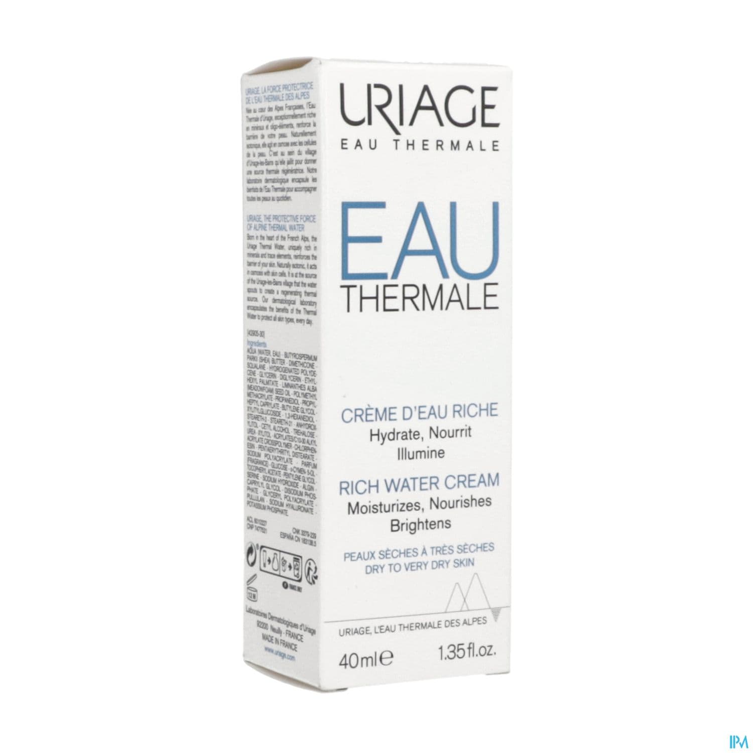 URIAGE EAU THERM CR EAU RICH 40ML