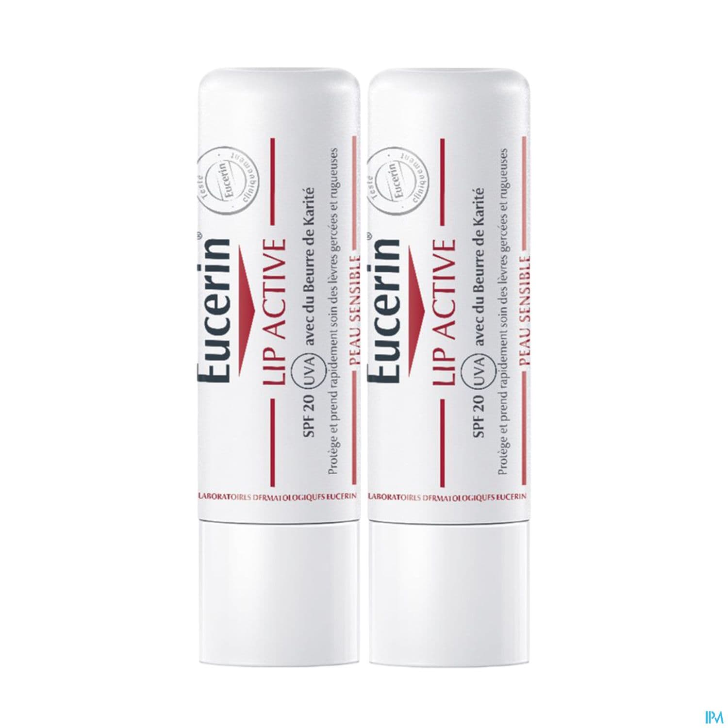 Eucerin Lip Activ Soin Actif Levres Stick 4g8 X2