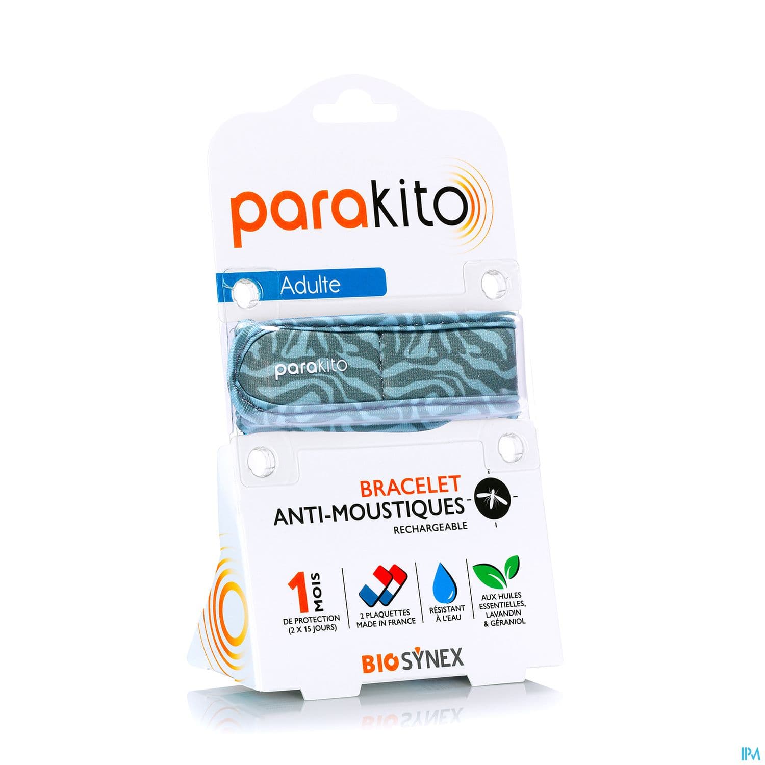 Parakito Bracelet Antimoustique Rechargeable Adulte Graphic Camouflage