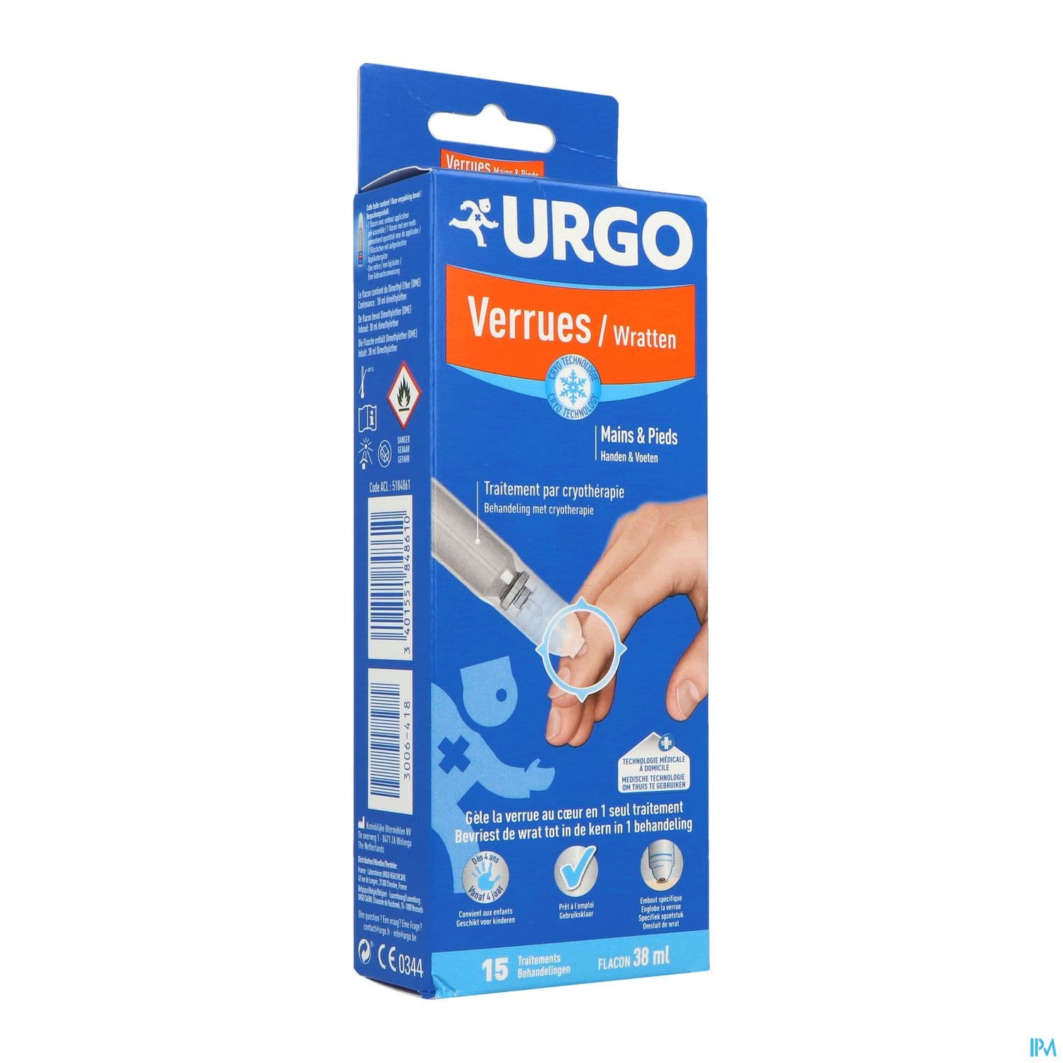 URGO VERRUE CRYOTHERAPIE 38ML