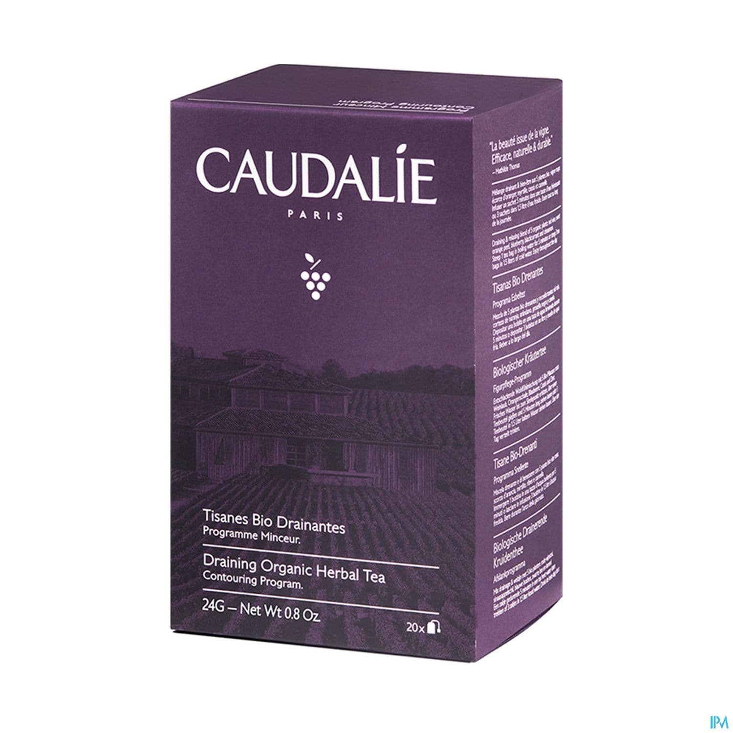 Caudalie Vinosculpt Tisanes Bio Drainantes Sachet 20 — Pharmacie Villenave Rocade