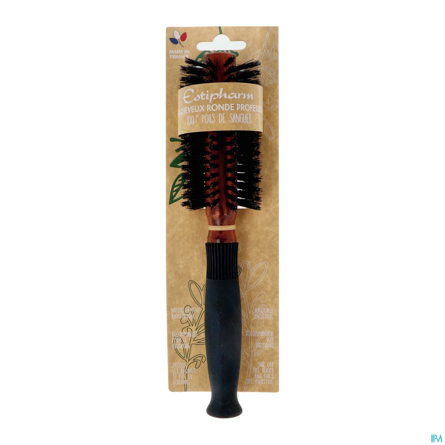 Estipharm Brosse Cheveux Ronde Longue Sanglier