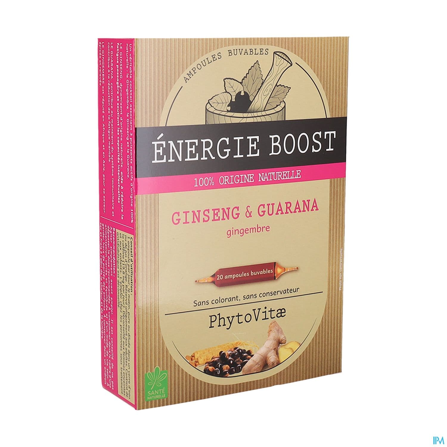 Phytovitae Energie Boost Ampoule Buvable 10ml 20
