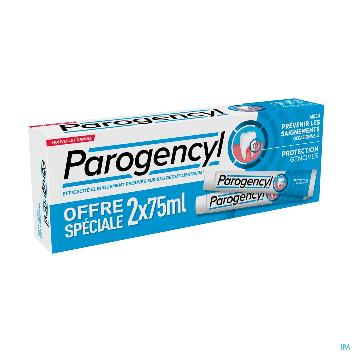 Parogencyl Dentifrice Prevention Gencives 75ml X2