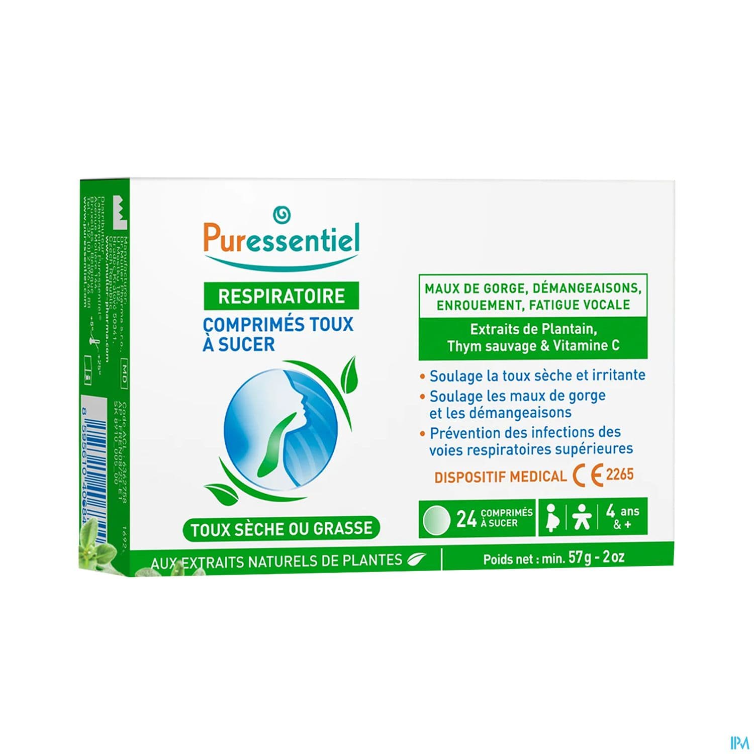 Puressentiel Comprime Toux A Sucer 24