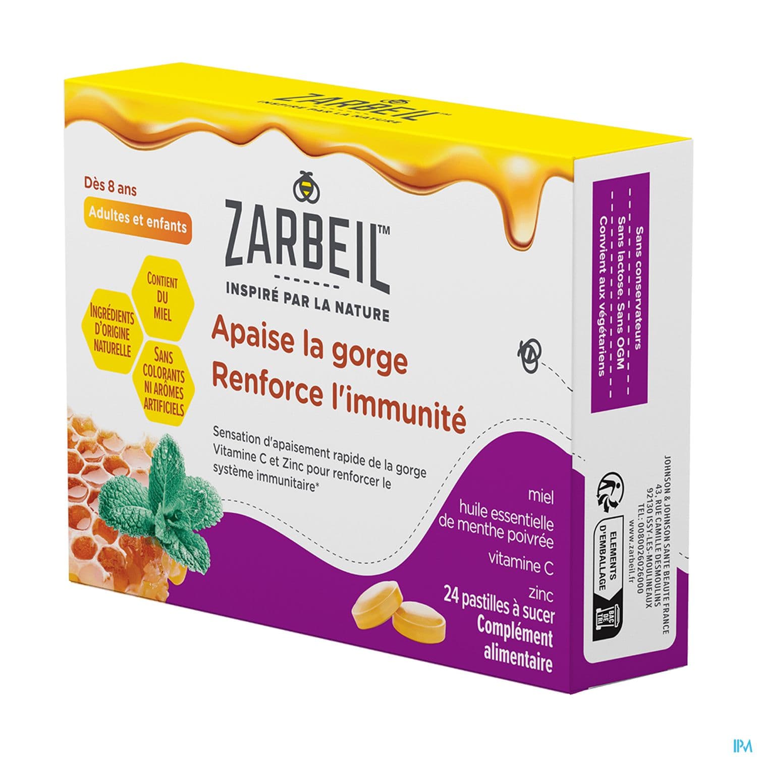 Zarbeil Gorge Immunite Pastille 24