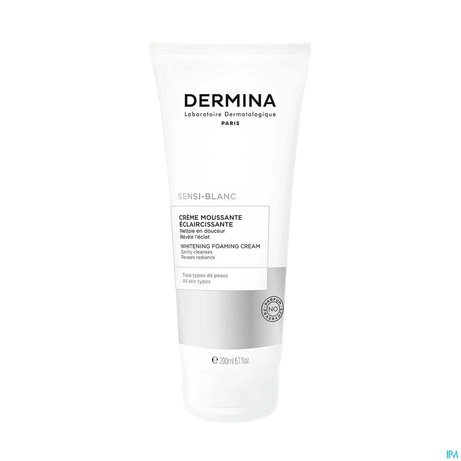 Dermina Sensi Blanc Creme Moussante Eclaircissante 200ml
