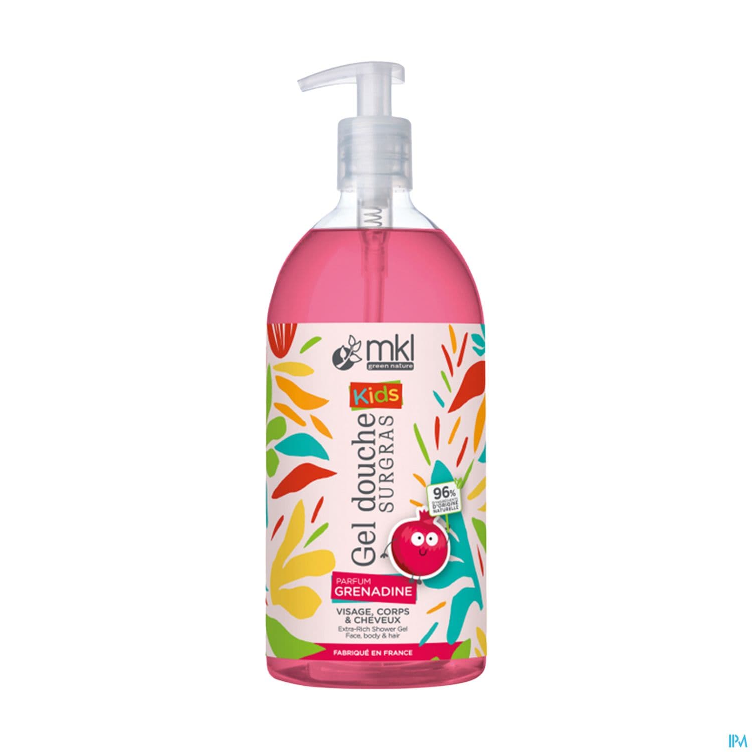 Mkl Green Nature Gel Douche Kids Grenadine 1l