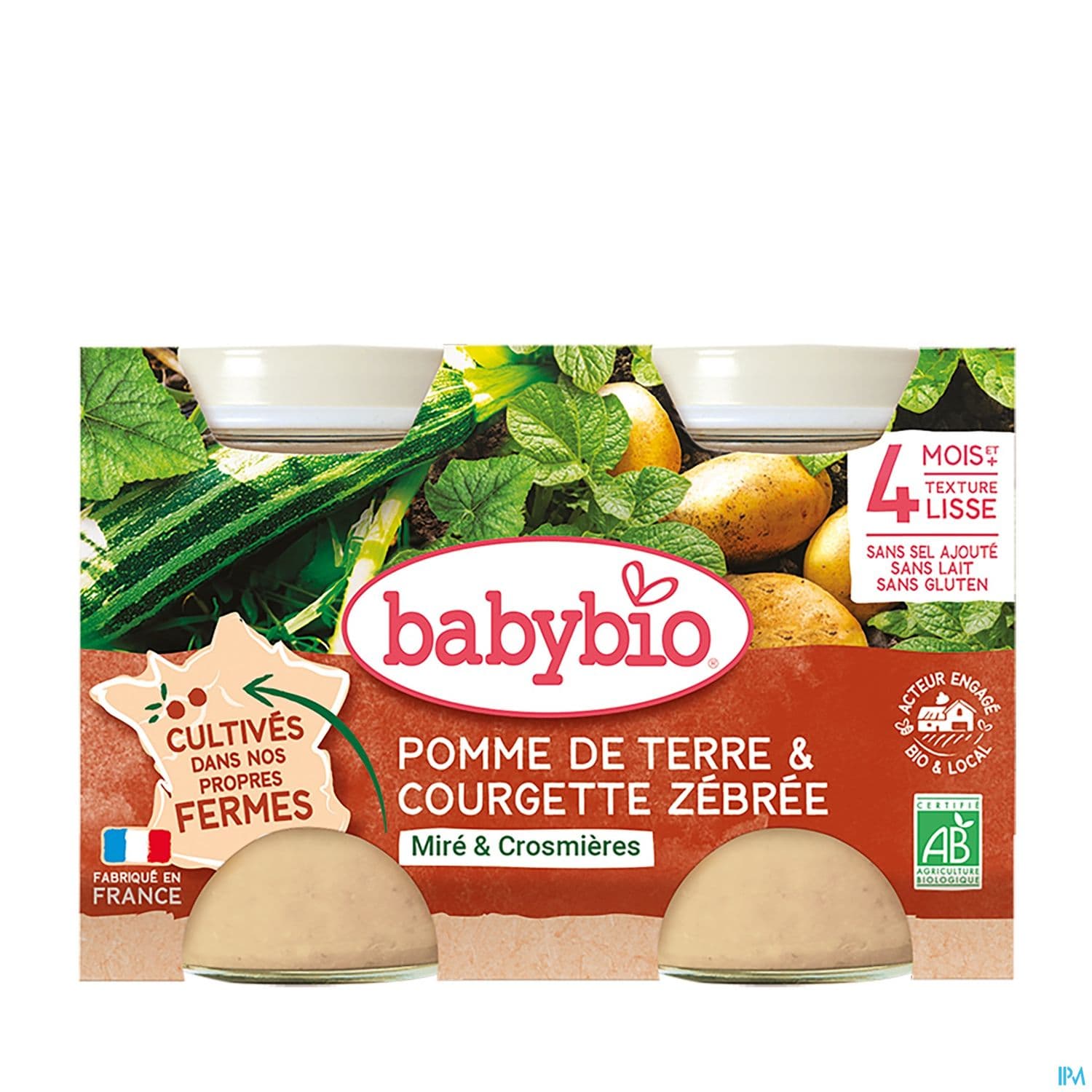 Babybio Inno Legumes De Notre Ferme 4/6m 130g X2 — Pharmacie Lafayette de Roubaix