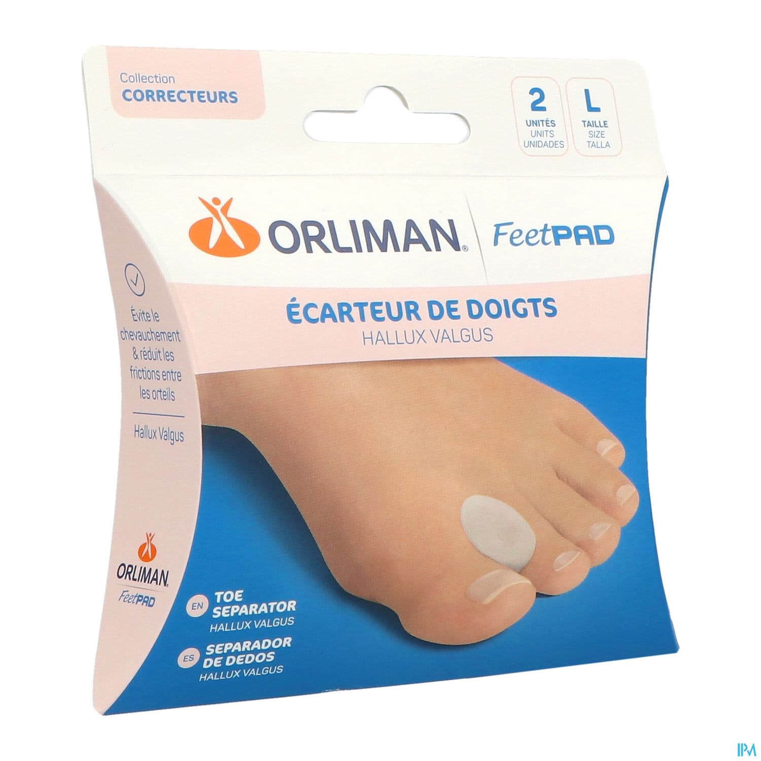 Orliman Feetpad Hallux Valgus Ecarteur De Doigts Tl X2