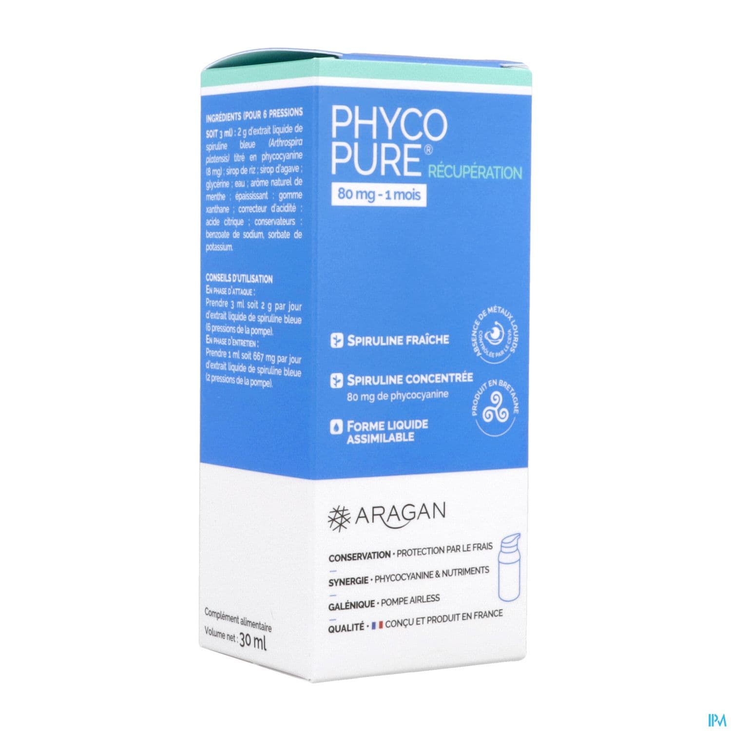 Aragan Phyco Pure 30000mg Pompe Airless 30ml