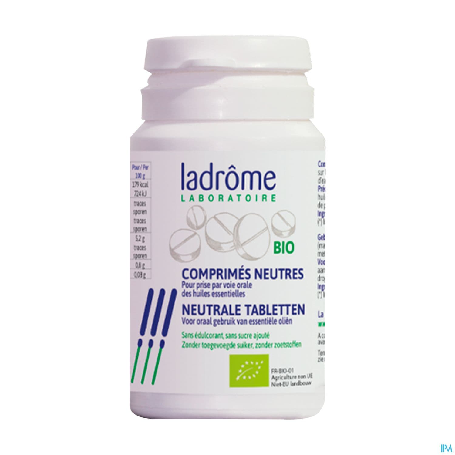 LADROME COMPRIME NEUTRE BIO 30 — Pharmacie centrale de Villeparisis