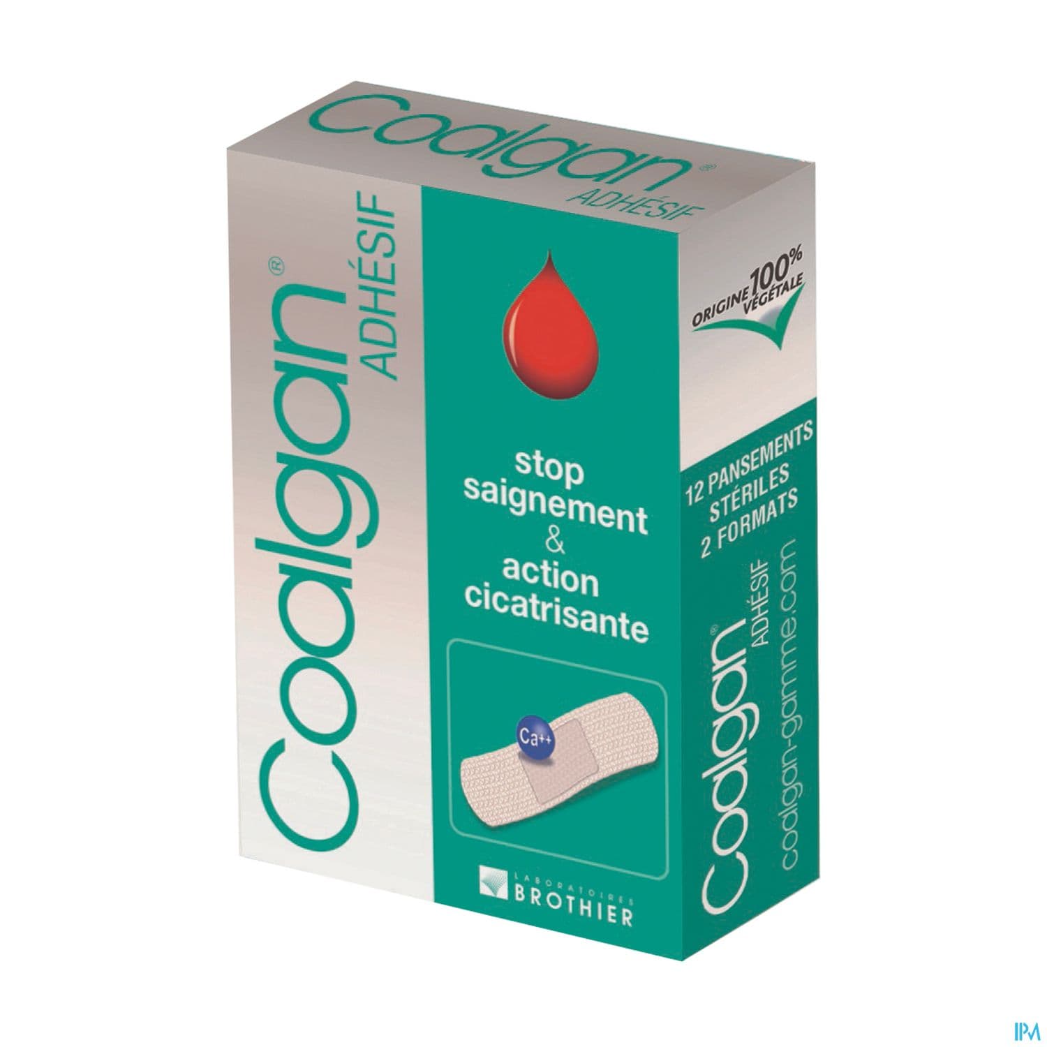 Coalgan Pansement Adhesif Sterile X12