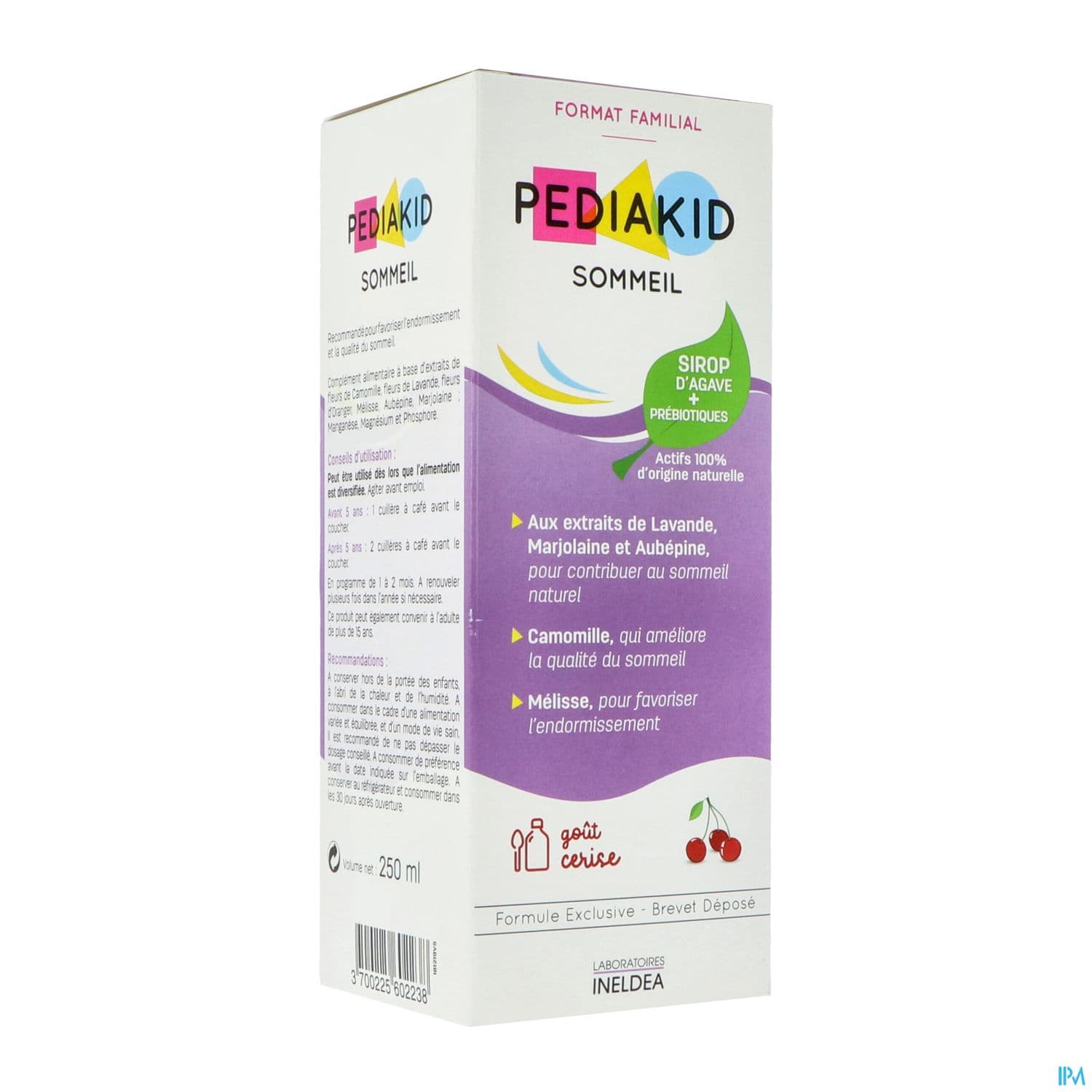 PEDIAKID SOMMEIL CERISE SP 250ML