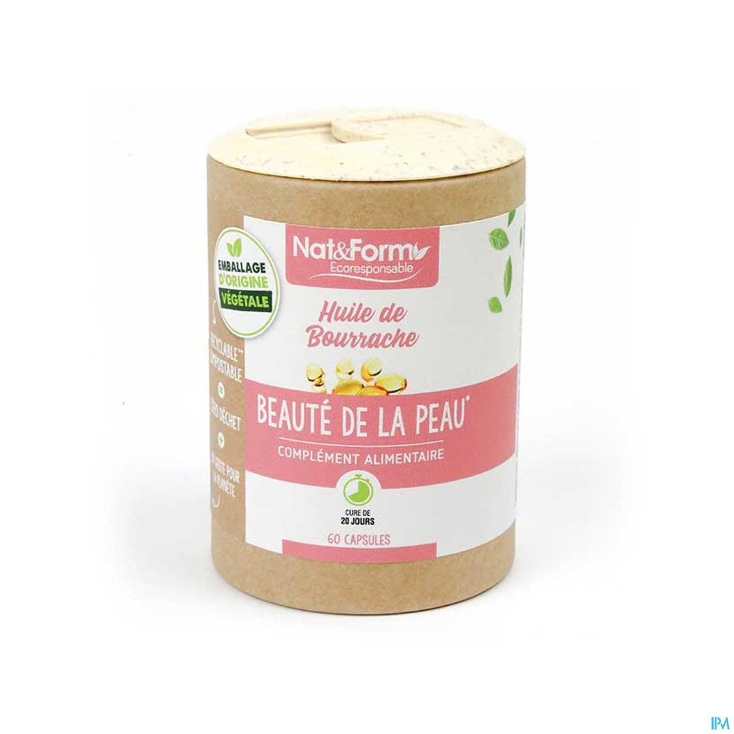 Nat Et Form Ecoresponsable Huile De Bourrache Capsule 120