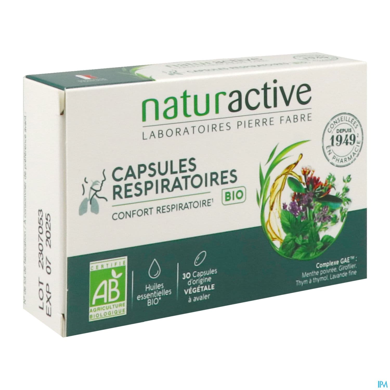 NATURACTIV RESPIR BIO GAE CAPS 30 — Pharmacie du Vieux Montreuil
