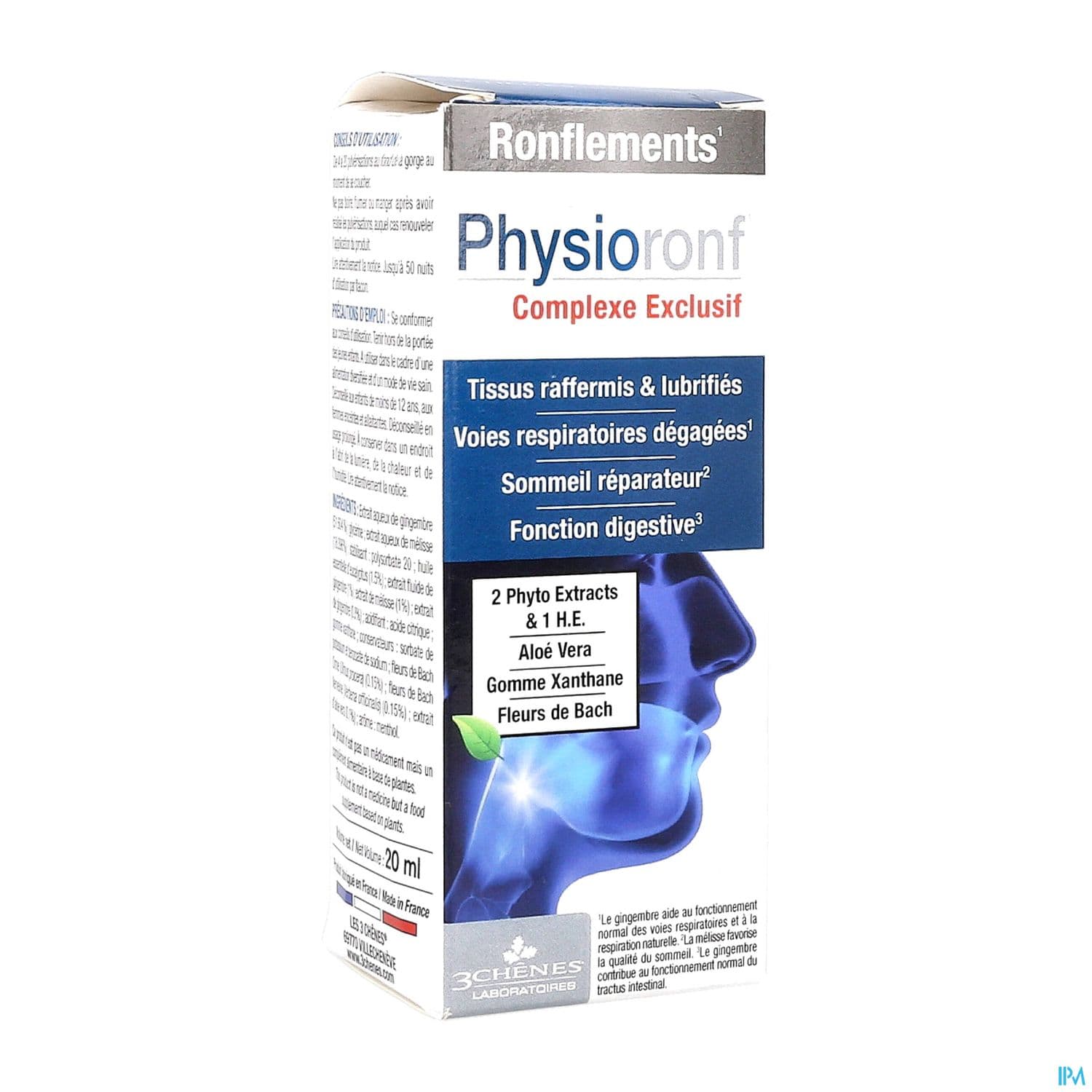 3C PHARMA PHYSIORONF SPR BUCC 20ML