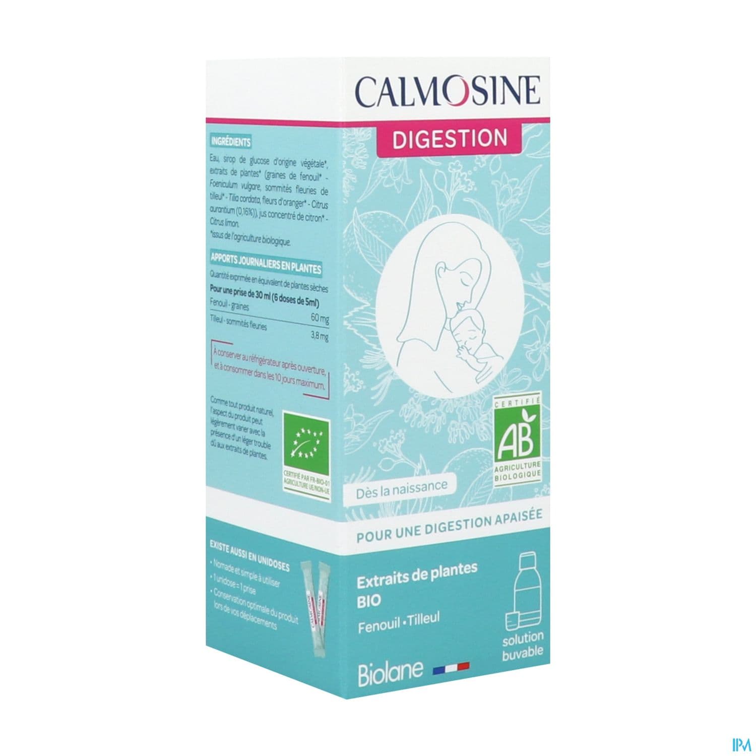 Biolane Calmosine Digestion Boisson Bio 100ml