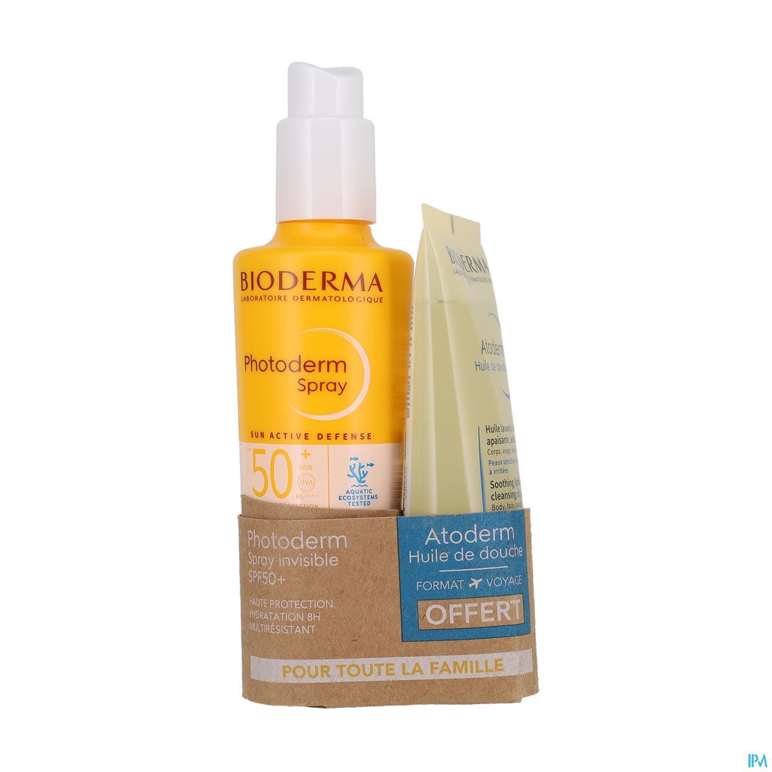 Bioderma Photoderm Spray Spf50+ 200ml + Huile Douche Offerte