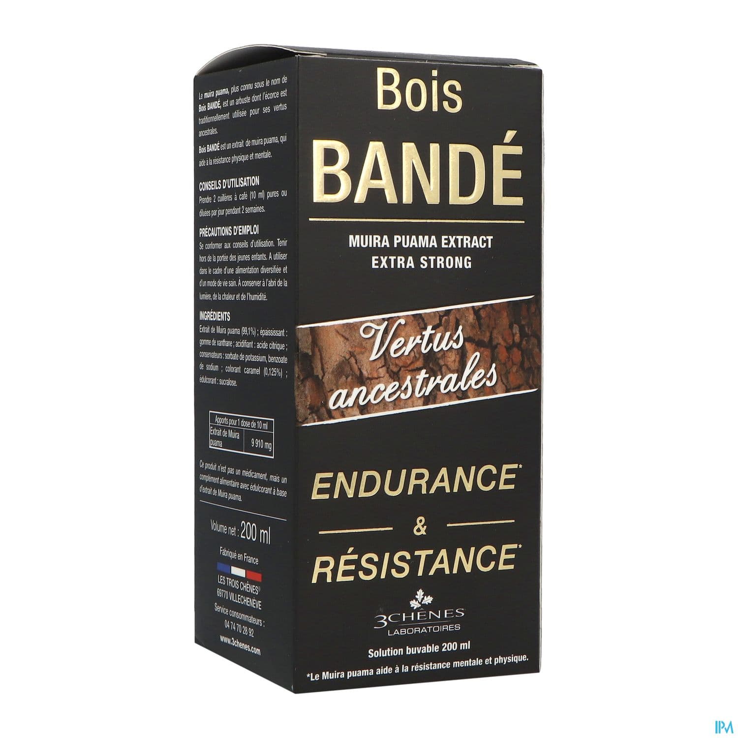 3 CHENES BOIS BANDE SOL BUV 200ML