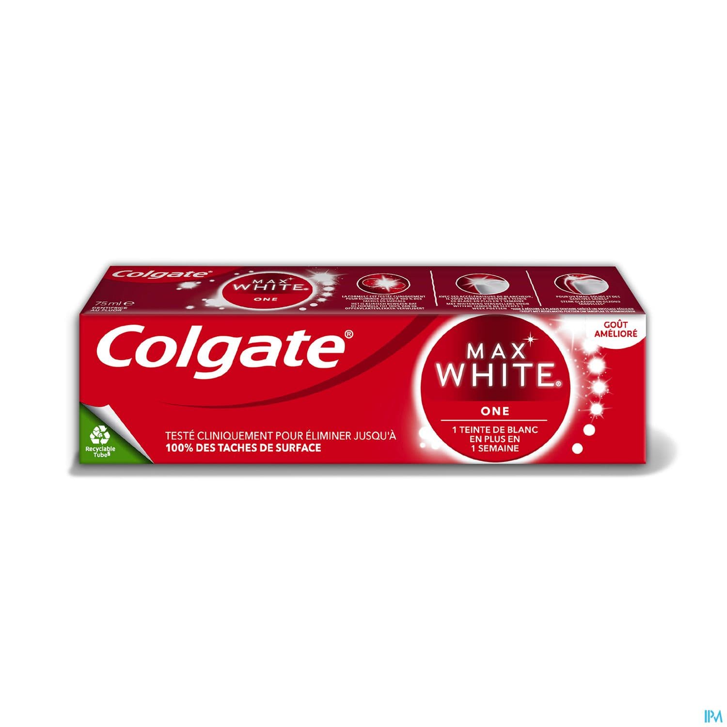Colgate Max White One Dentifrice 75ml — Pharmacie Lafayette Daloy