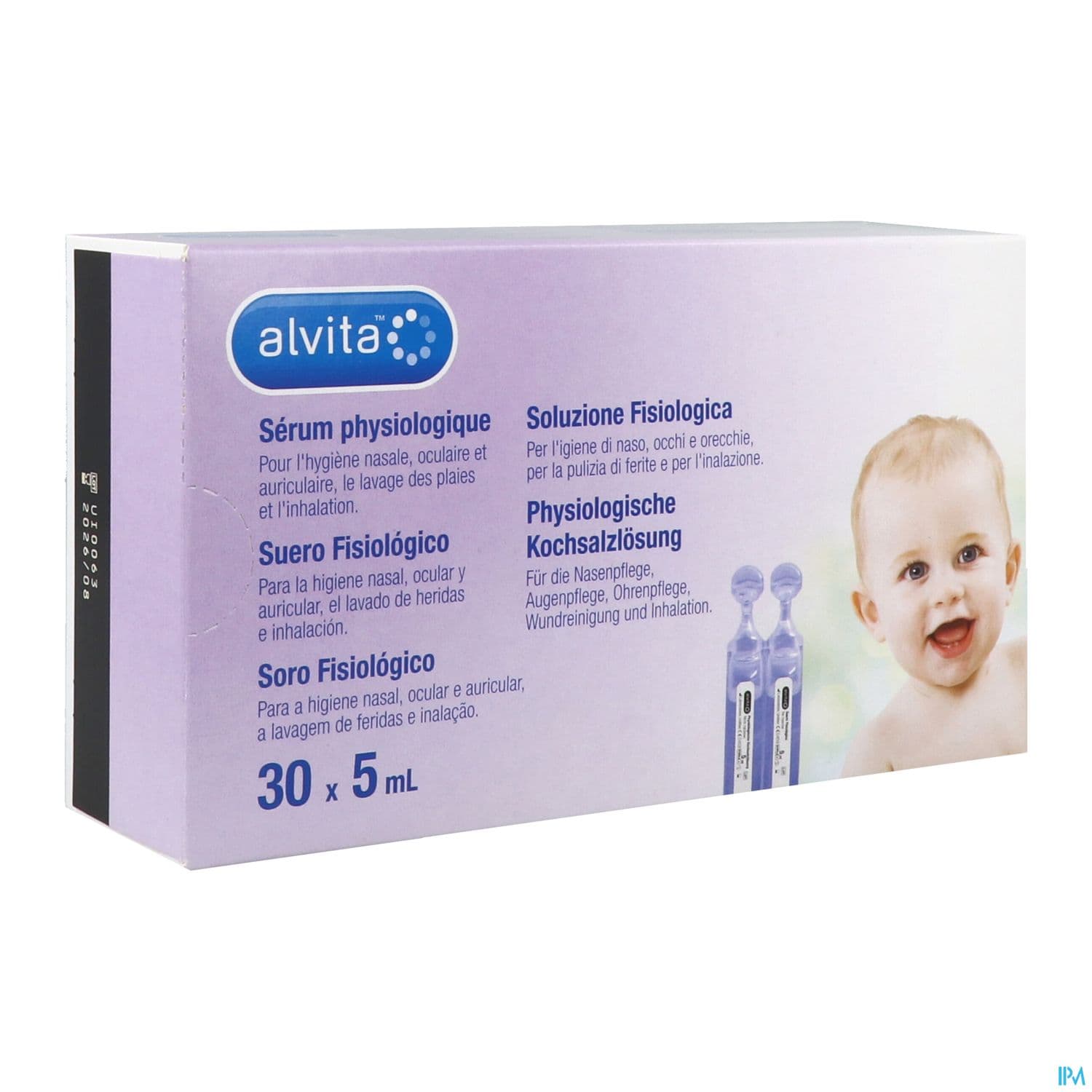 Alvita Serum Physiologique Unidose 5ml 30 — Pharmacie Maarek