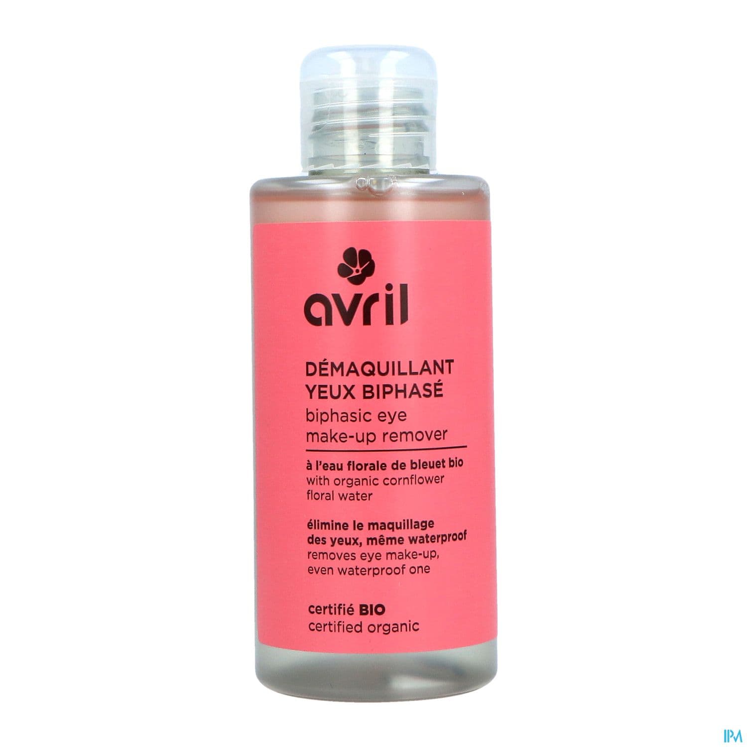 Avril Demaquillant Yeux Biphase Certifie Bio 150ml