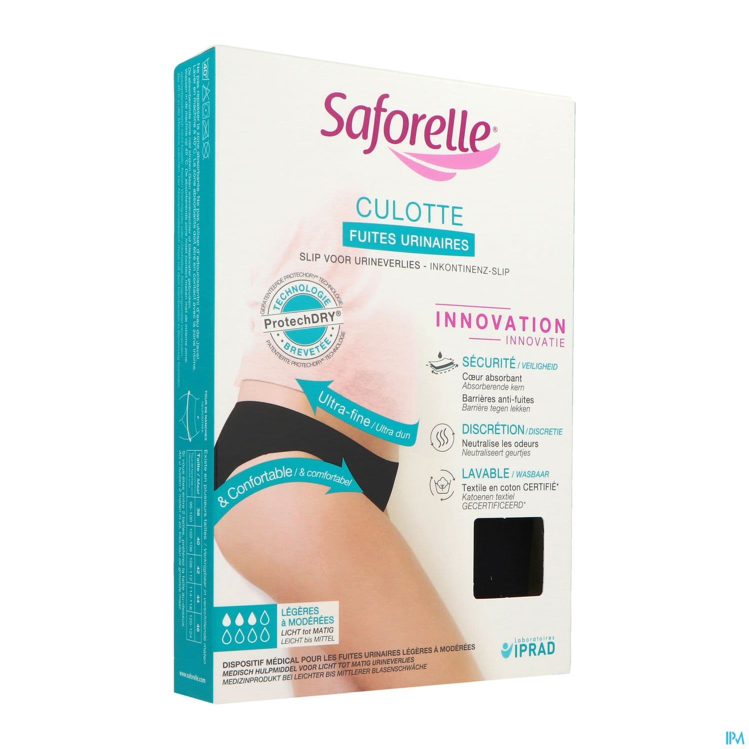 Saforelle Culotte Fuites Urinaires T38