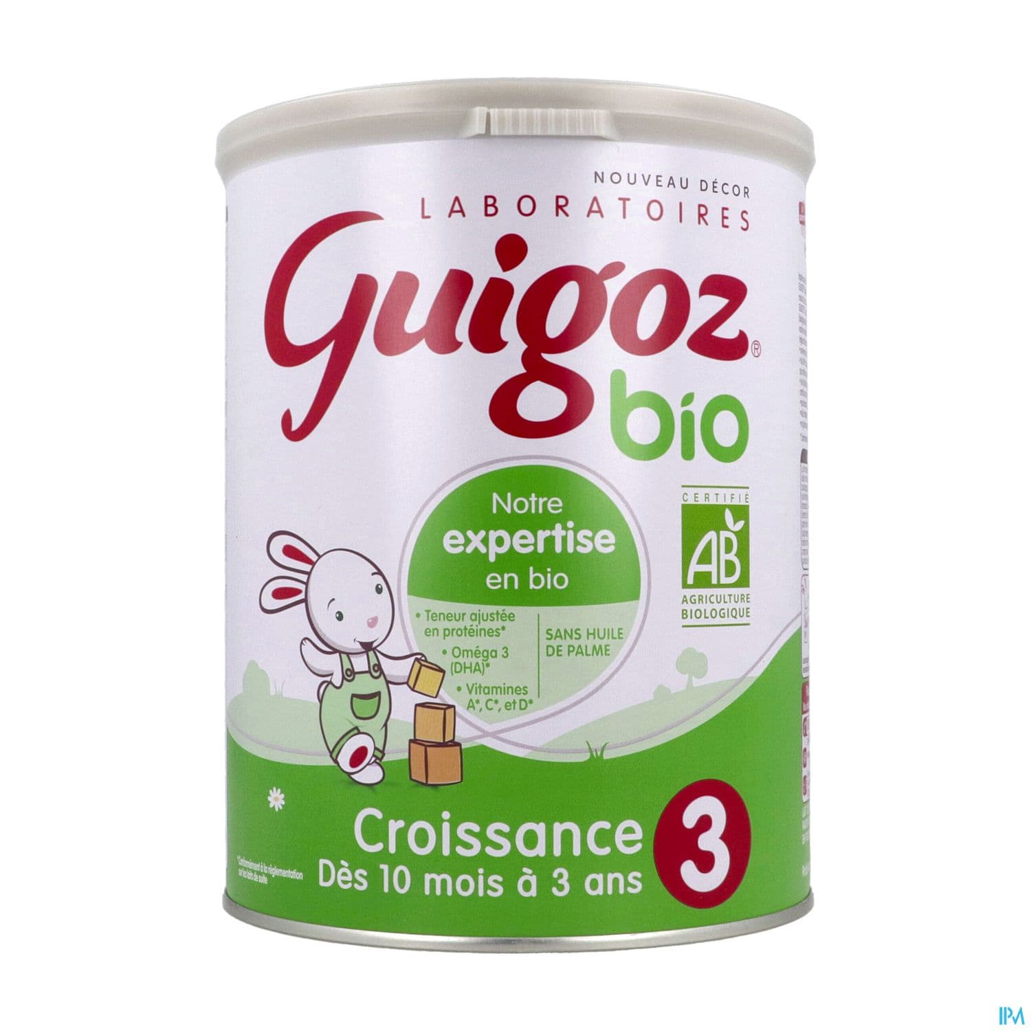 Guigoz 3 Croissance Bio Poudre 800g — Pharmacie Anthéa - Totum Antibes