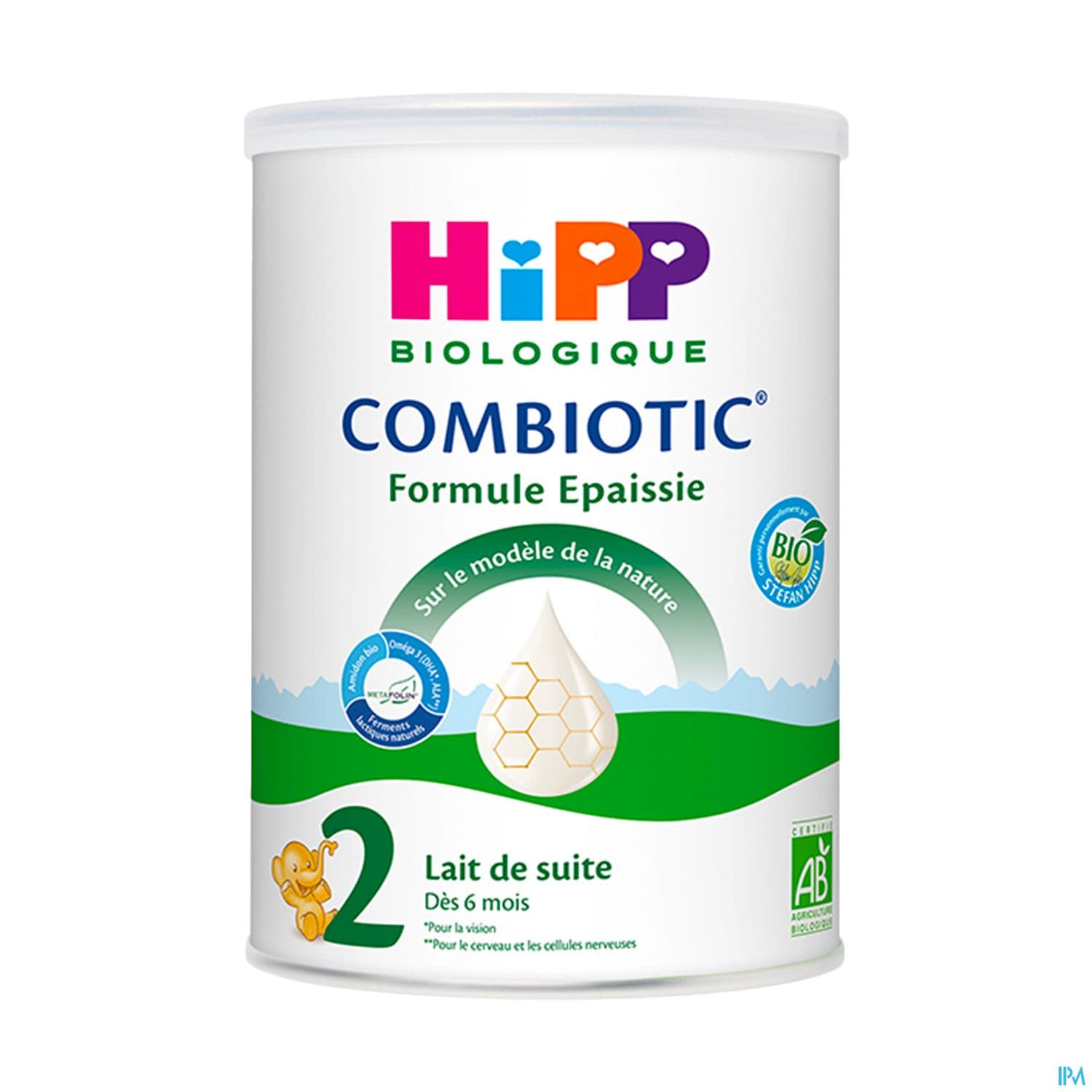 HIPP COMBIOTIC LAIT2 EPAISSIE 800G — Pharmacie du Pilori