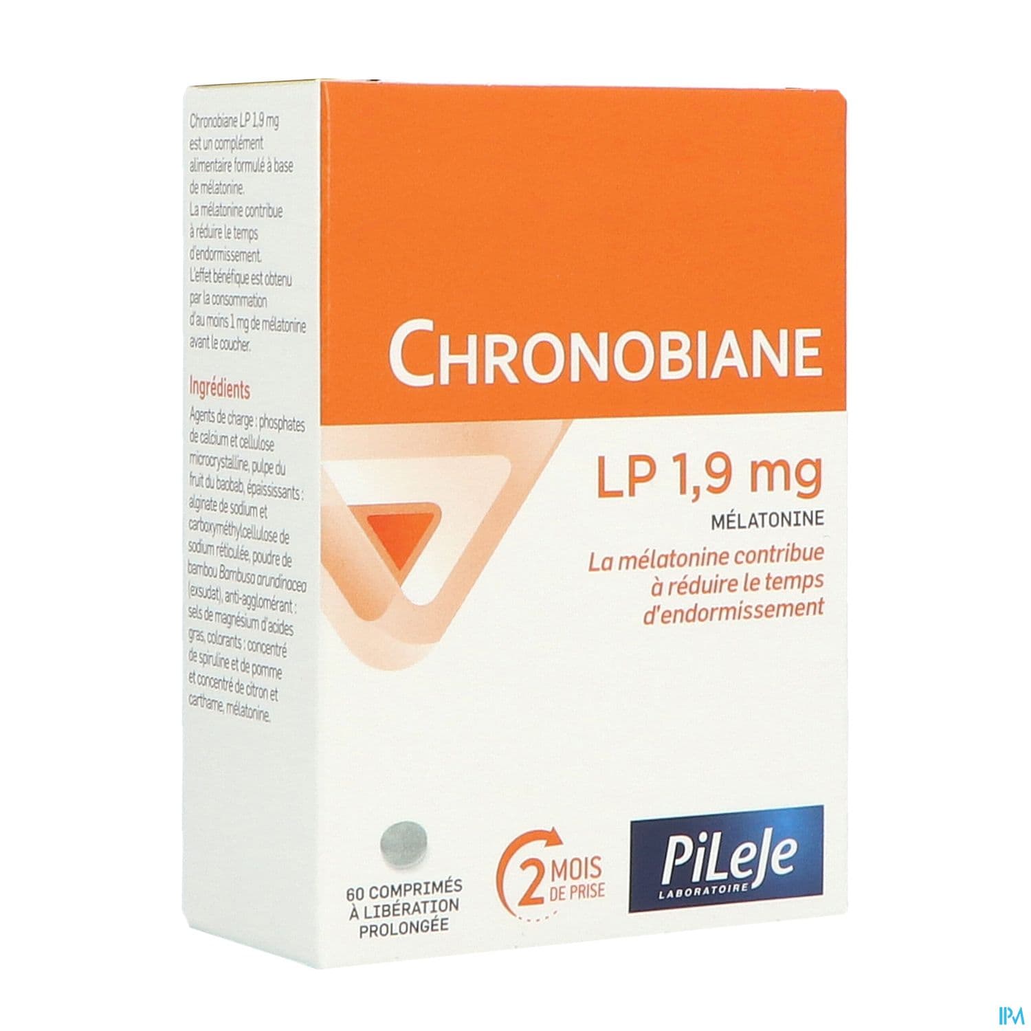 Pileje Chronobiane Lp 1mg9 Comprime A Liberation Prolongee 60