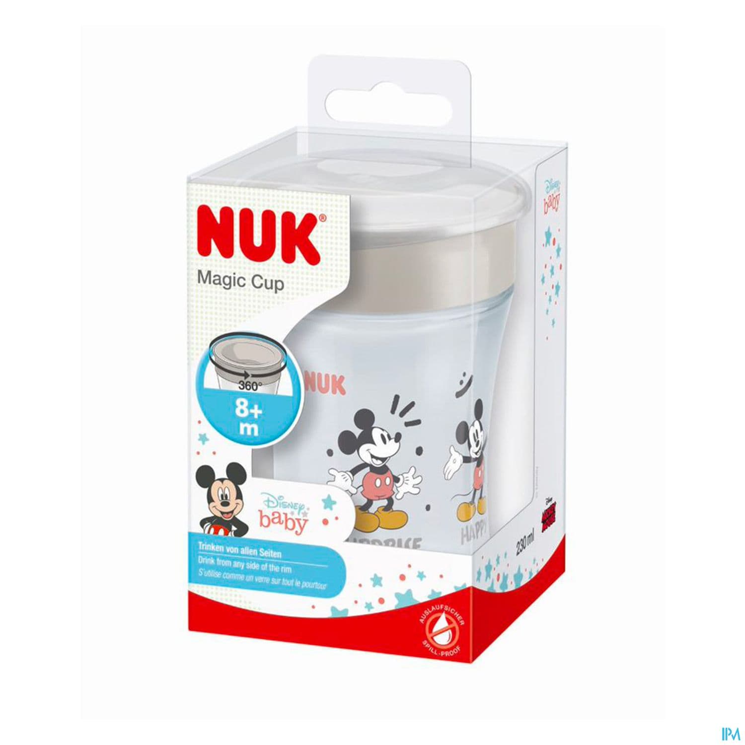 Nuk Tasse Magic Cup 360 Silicone Mickey 8m+
