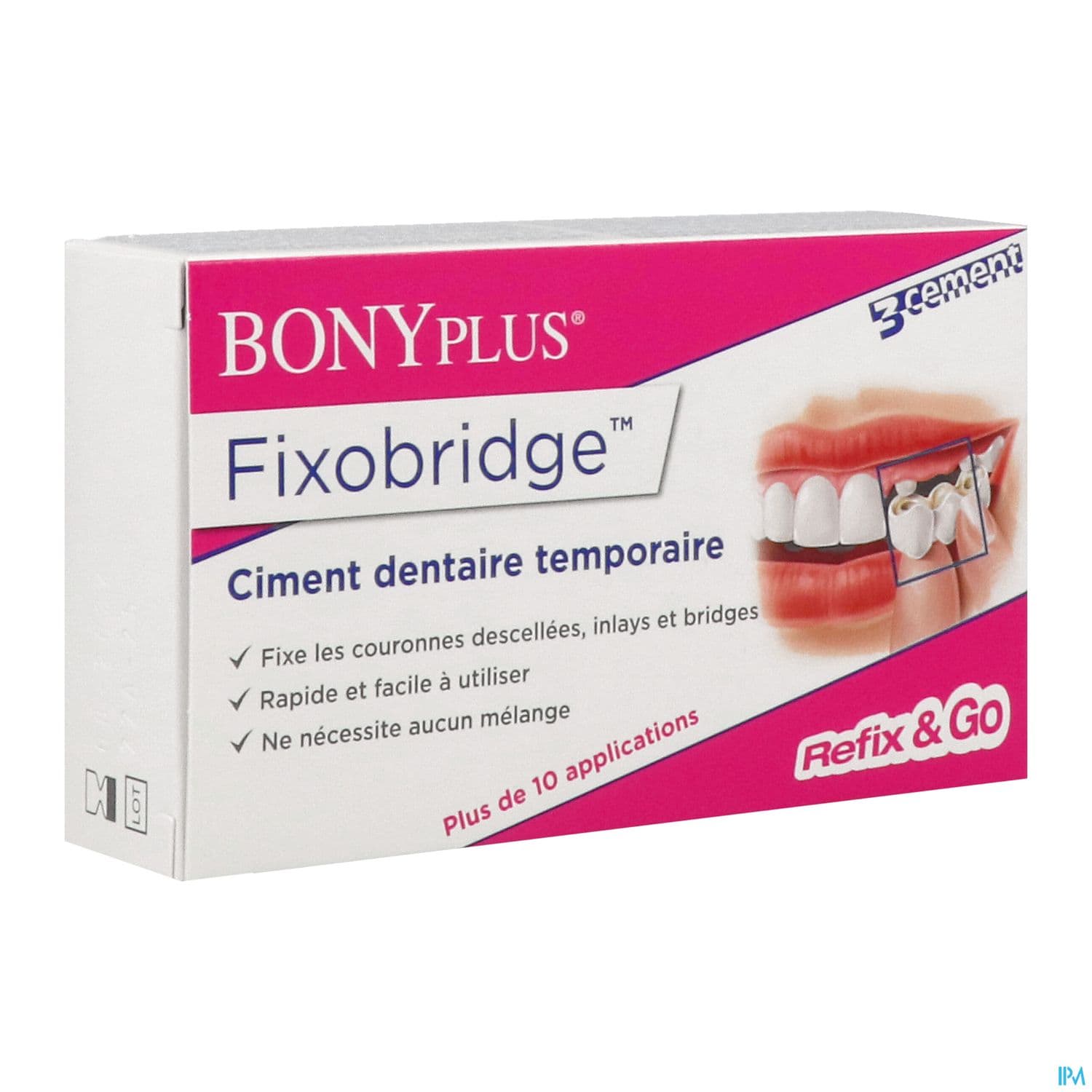 BONYPLUS FIXOBRIDGE TUB 7G — Pharmacie Apothical Carré Sénart
