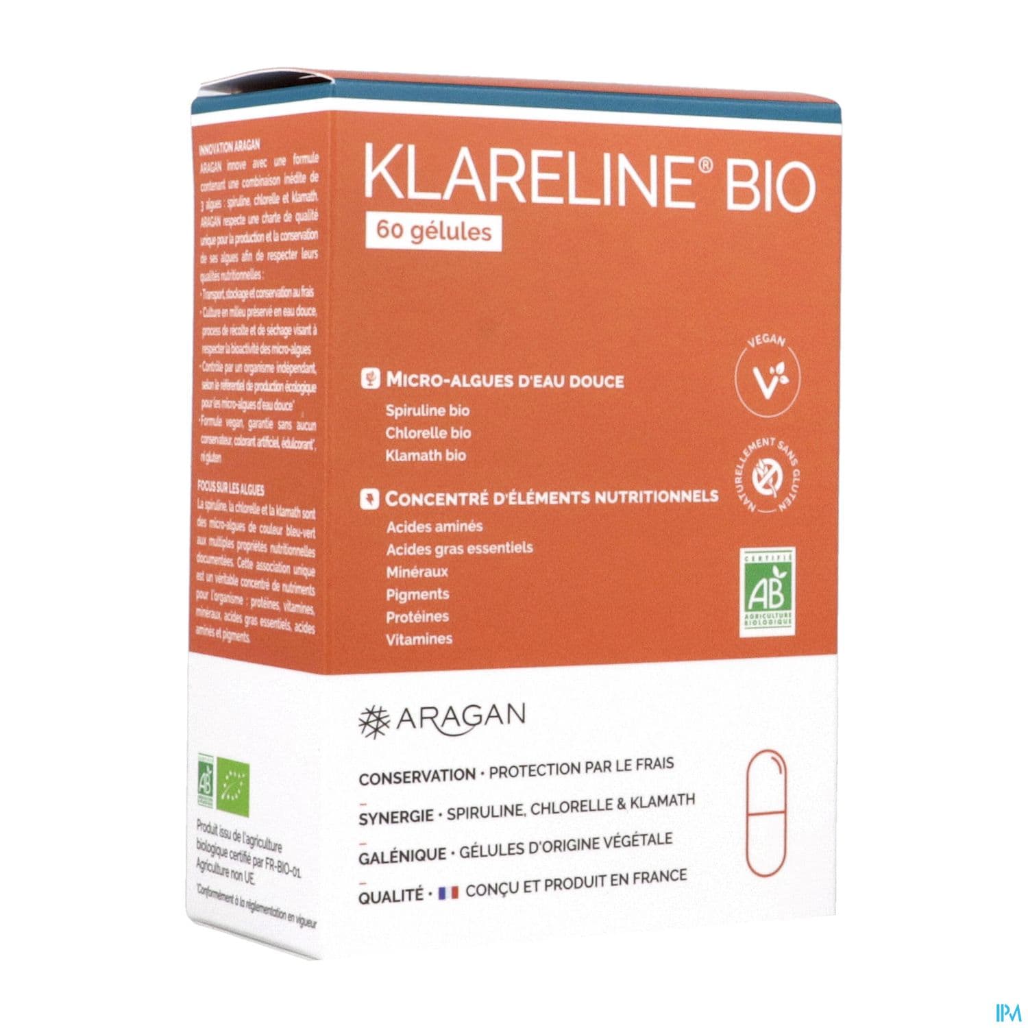 ARAGAN KLARELINE BIO GELUL 60 — Pharmacie Comedie
