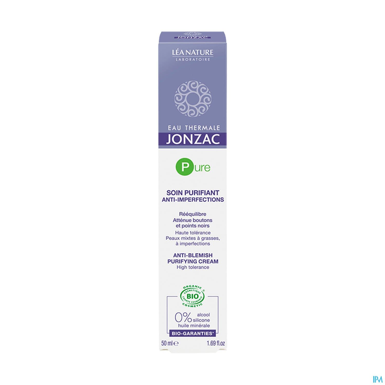 JONZAC PURE SOIN PURIF A/IMPER50ML
