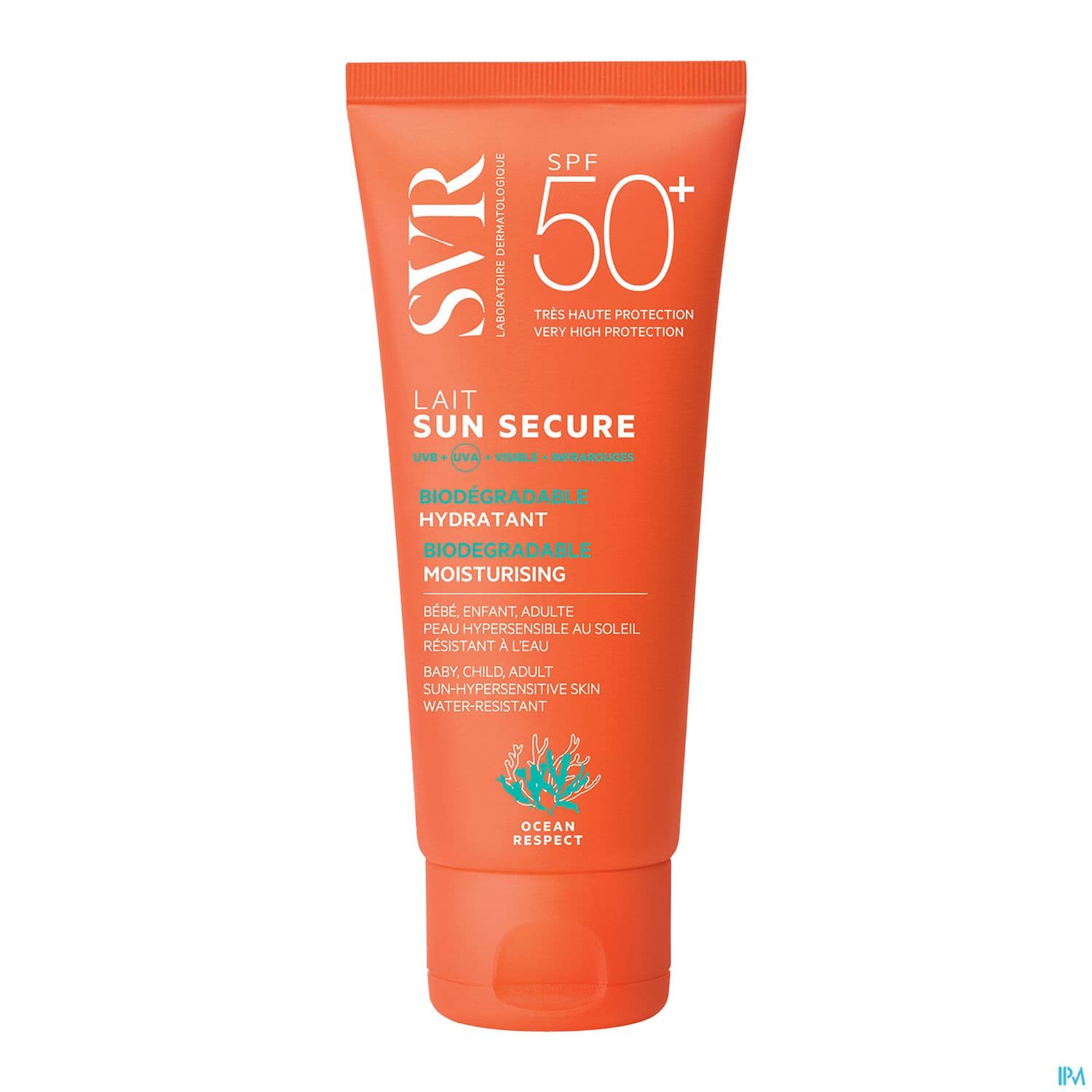 SVR SUN SECURE SPF50+ LAIT 100ML