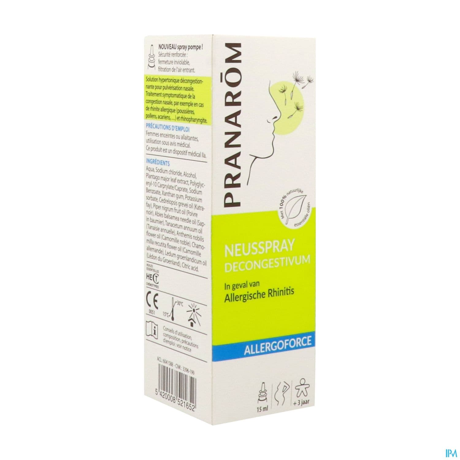 PRANAROM ALLERGO SPR NASAL 15ML