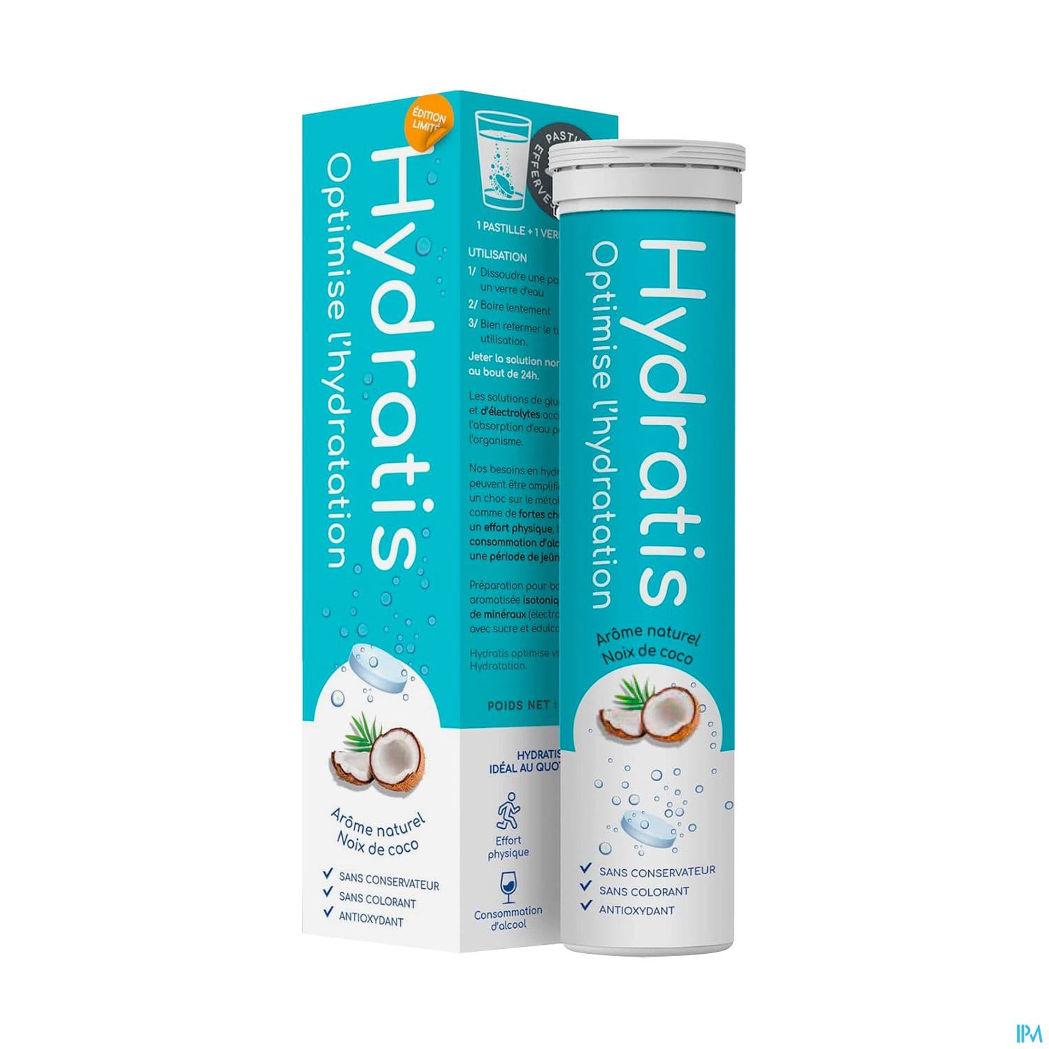 Hydratis Comprime Effervescent Noix De Coco 20