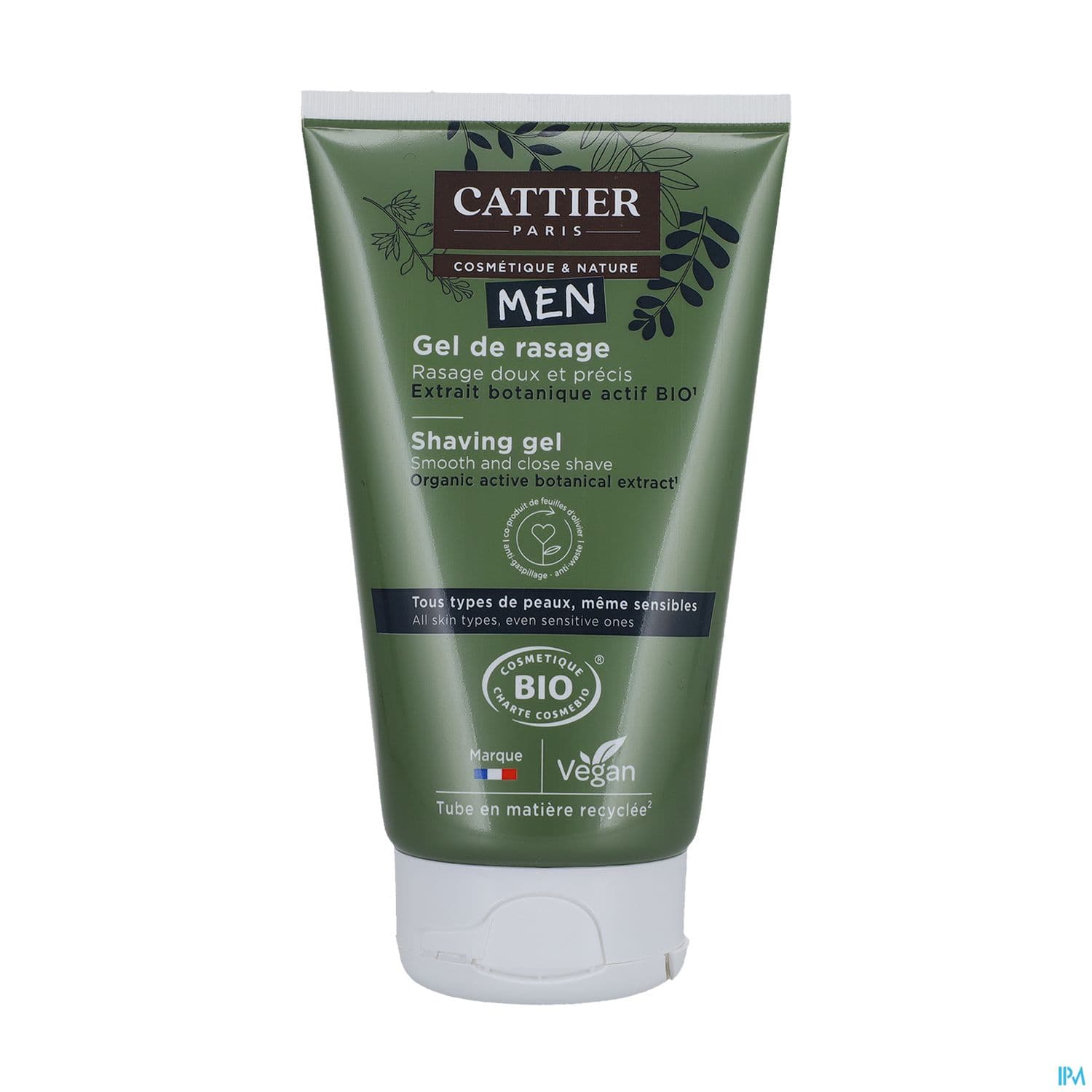 Cattier Men Gel De Rasage Bio 150ml