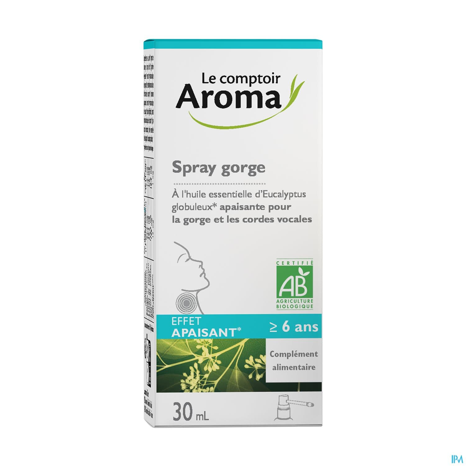 LCAROMA SPR GORGE HE BIO 30ML — Pharmacie foch - Cenon