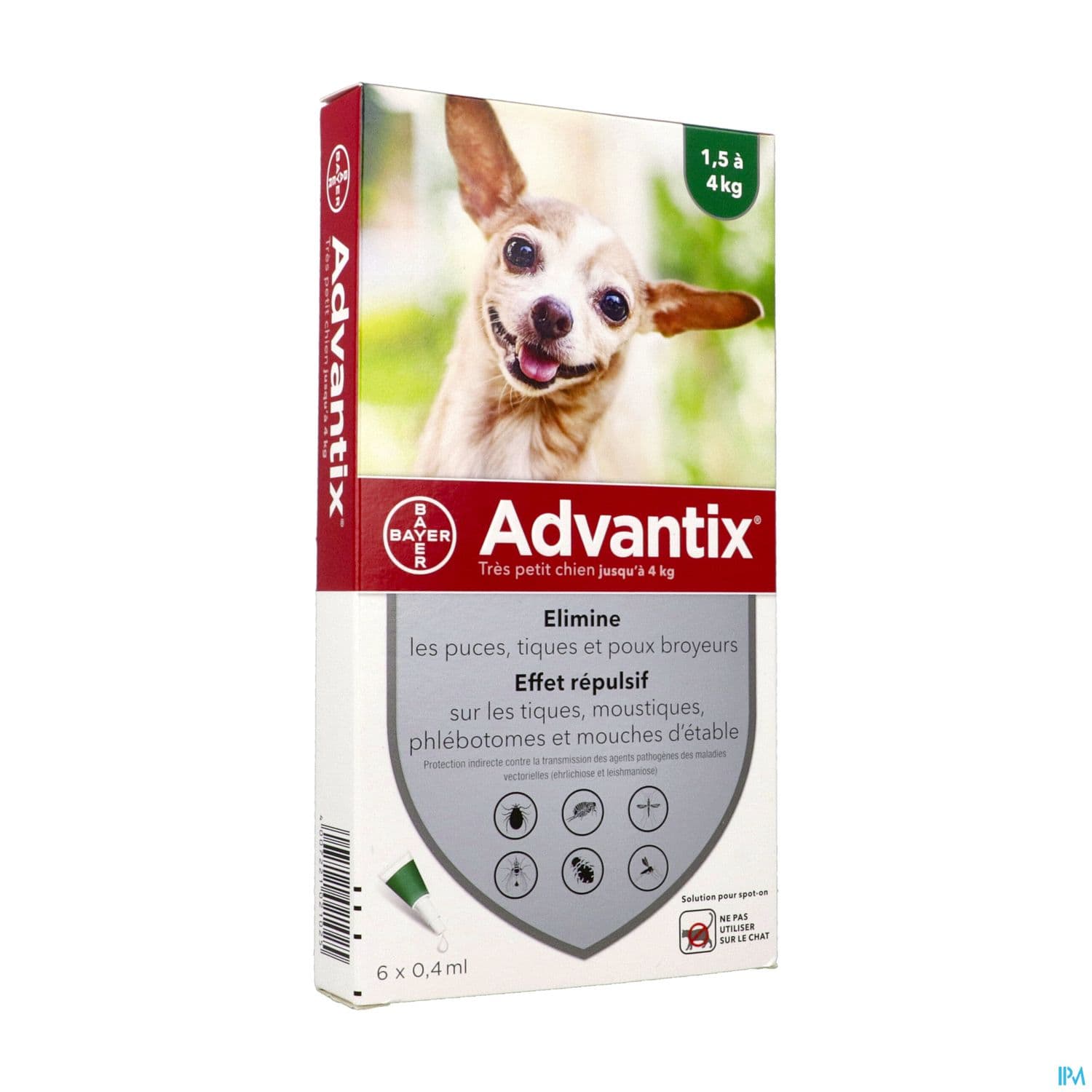 ADVANTIX TR/PETI CHIE PIP0,4ML6