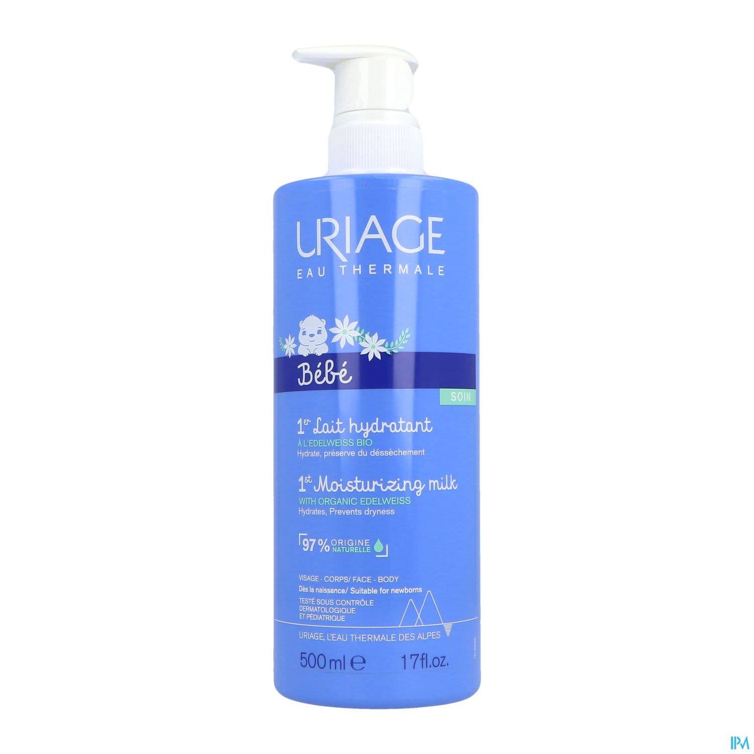 Uriage Bebe 1er Lait Hydratant Edelweiss Bio 500ml