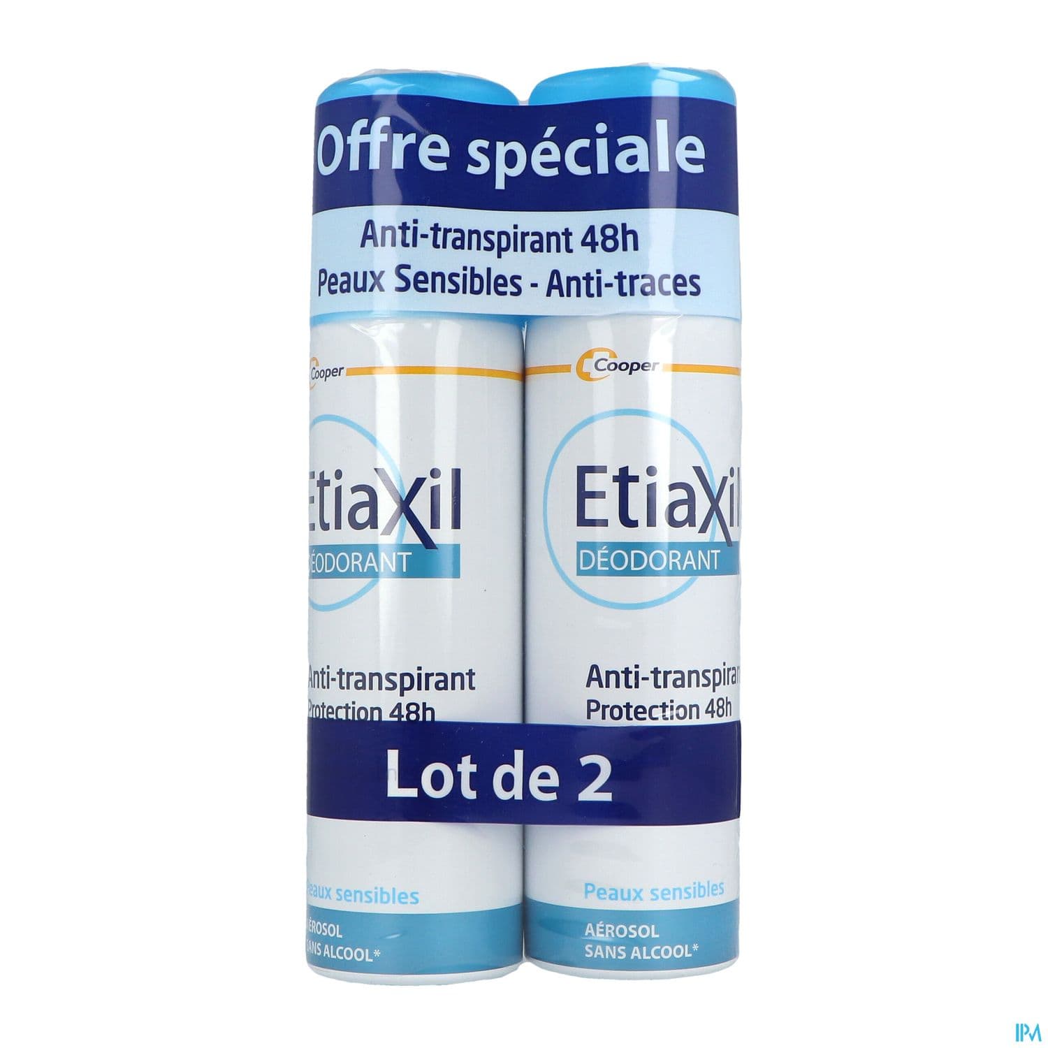 Cooper Etiaxil Antitranspirant 48h Aerosol 150ml X2