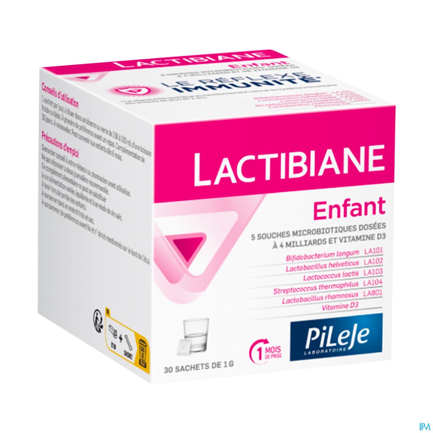 Pileje Lactibiane Enfant Poudre 1g Sachet 30
