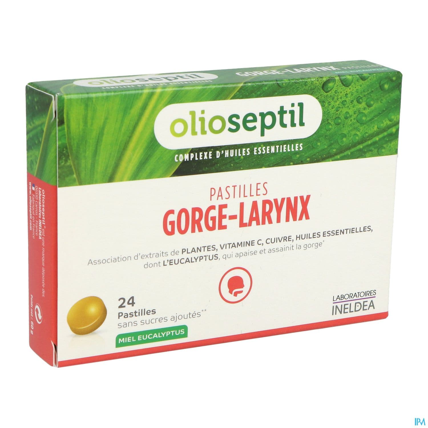 OLIOSEPTIL GORGE/LARYNX PASTILLE24