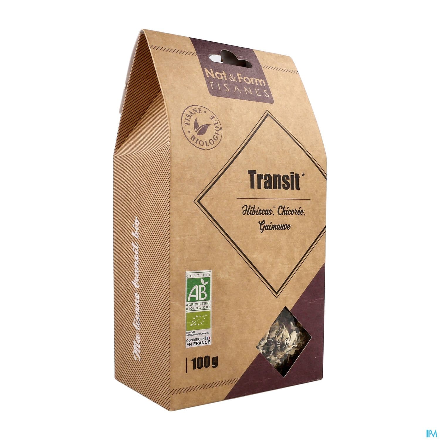 Nat Et Form Tisane Transit Bio 100g